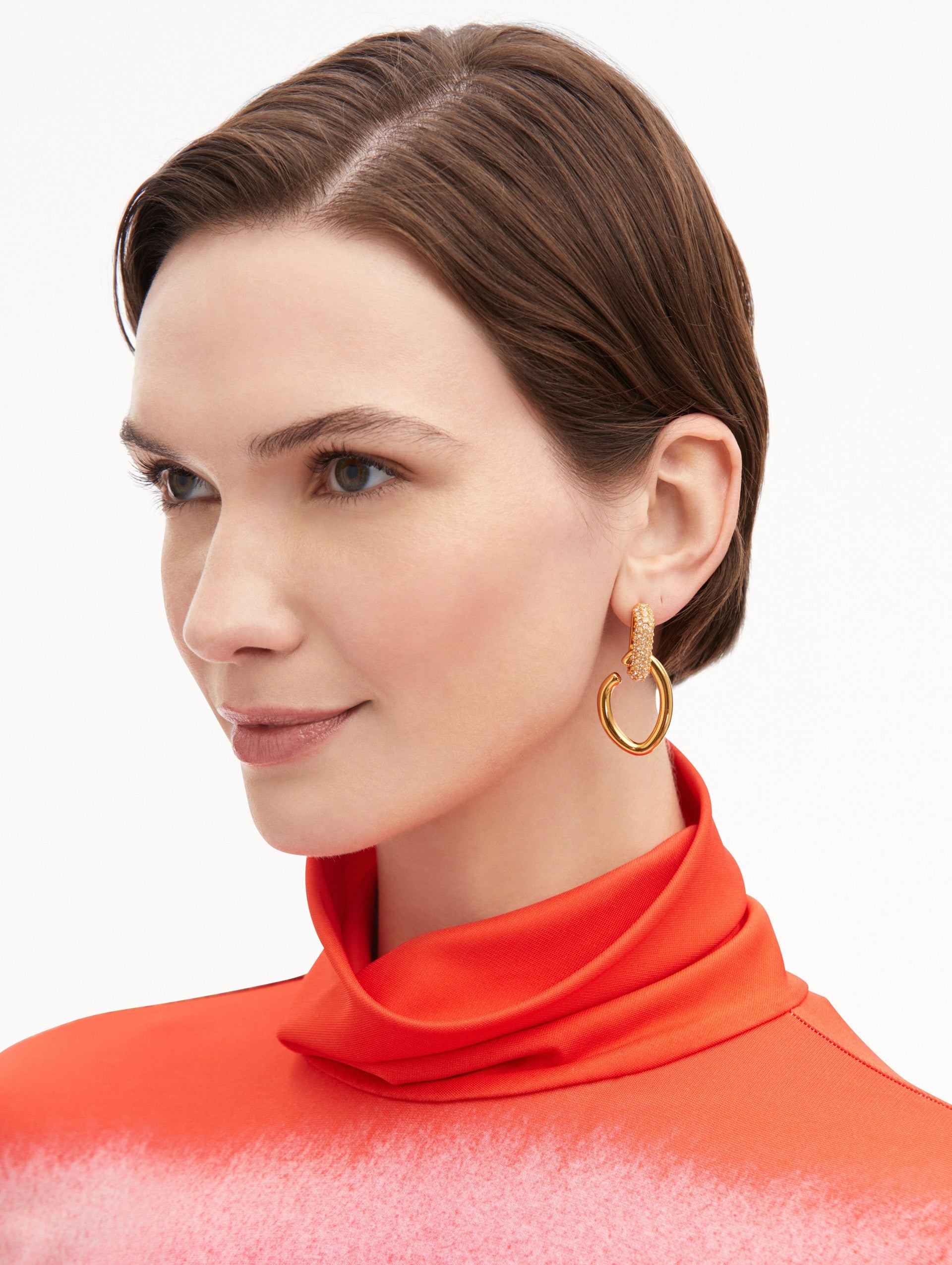 PAVÉ O DROP EARRINGS - 2