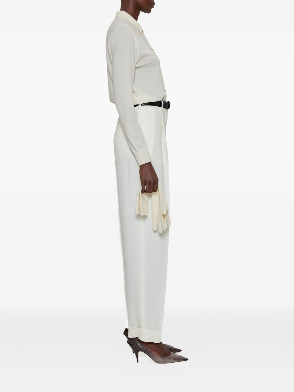 button-fastening shirt - 3