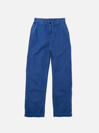 Nudie Jeans Wendy Herringbone Pants Blue outlook