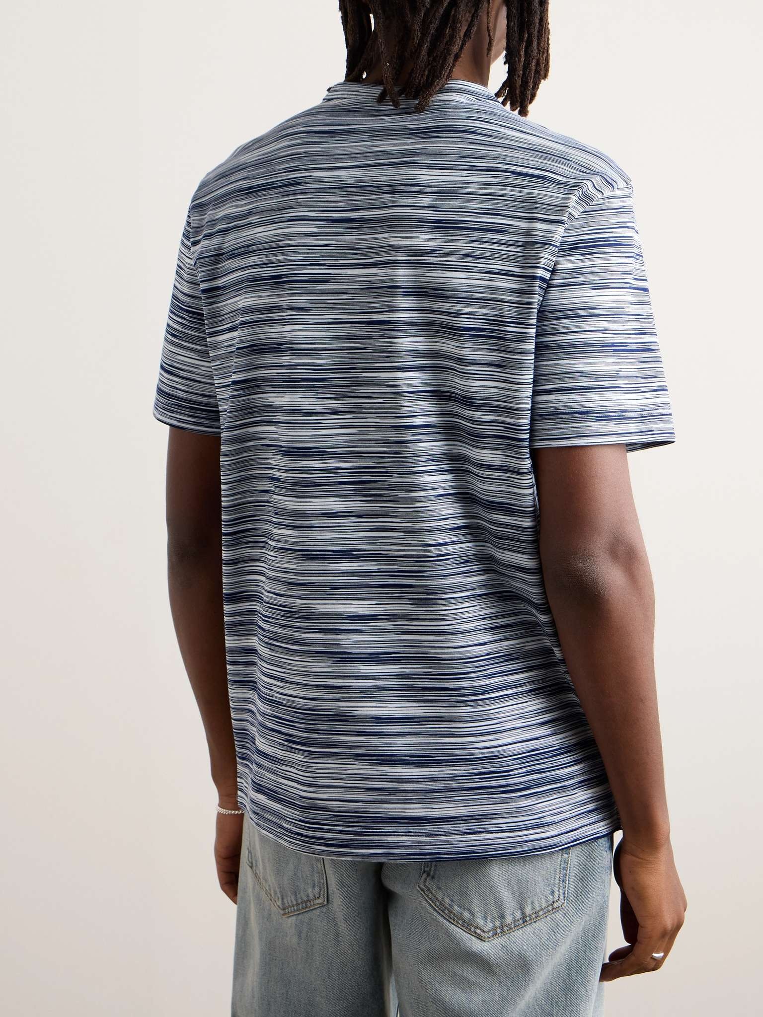 Space-Dyed Cotton-Jersey T-Shirt - 4