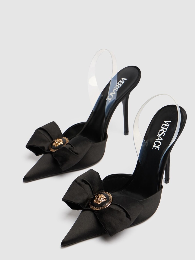 110mm Satin slingback heels - 2
