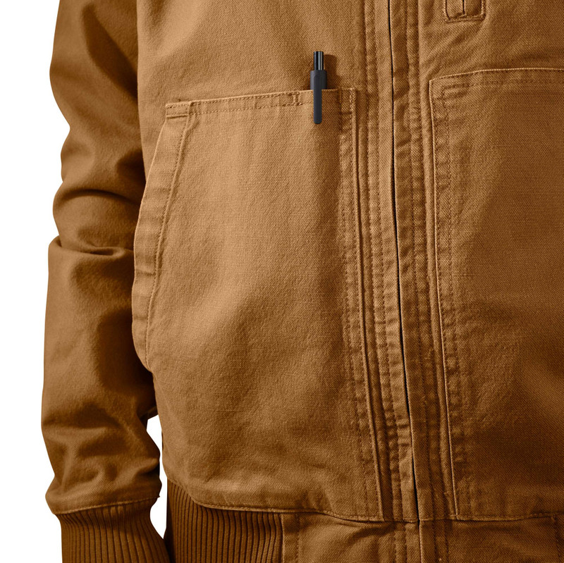 Rugged Flex® Duck Relaxed Fit Bomber Jacket 7