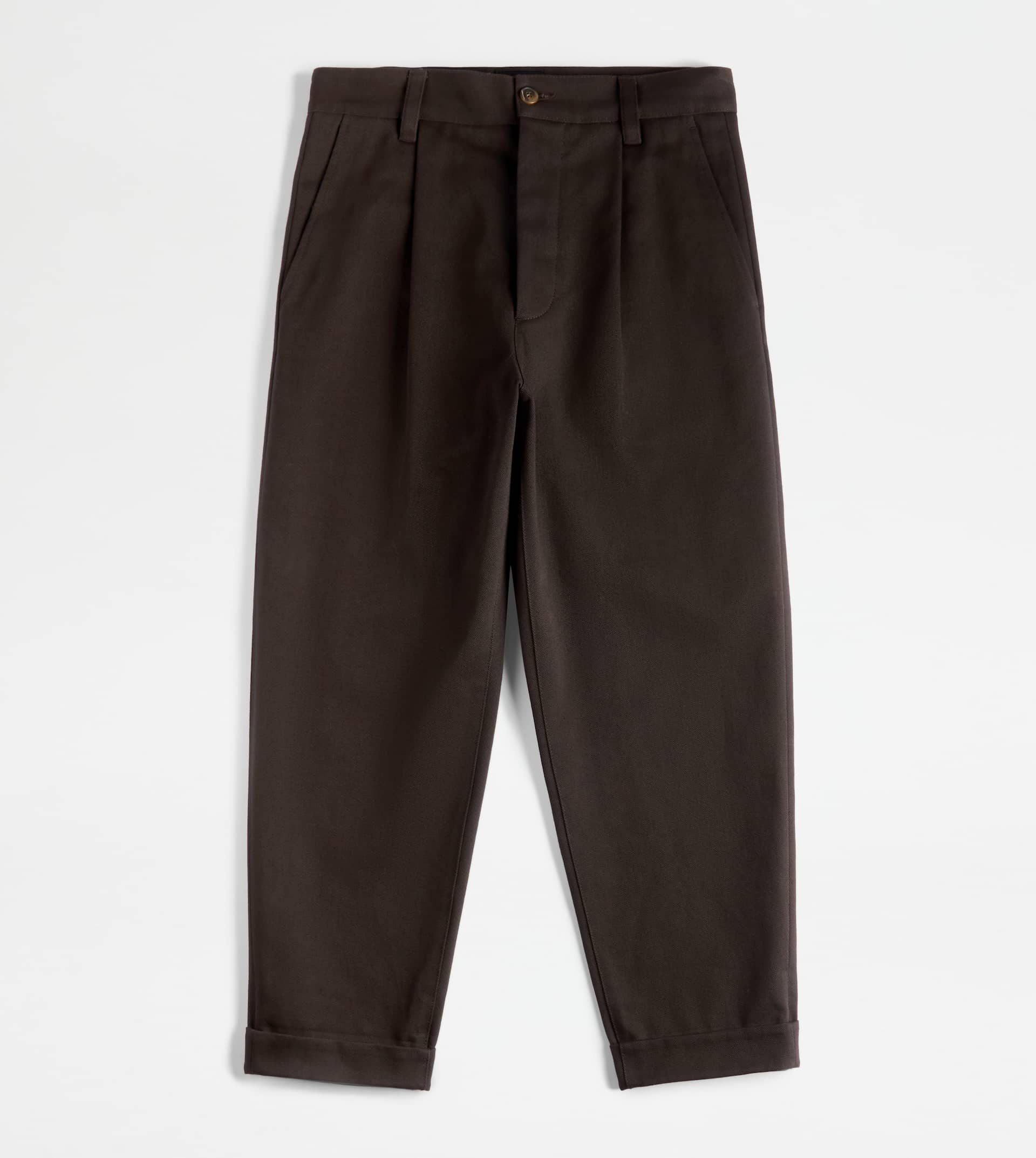 PANTS WITH DARTS - BROWN - 1