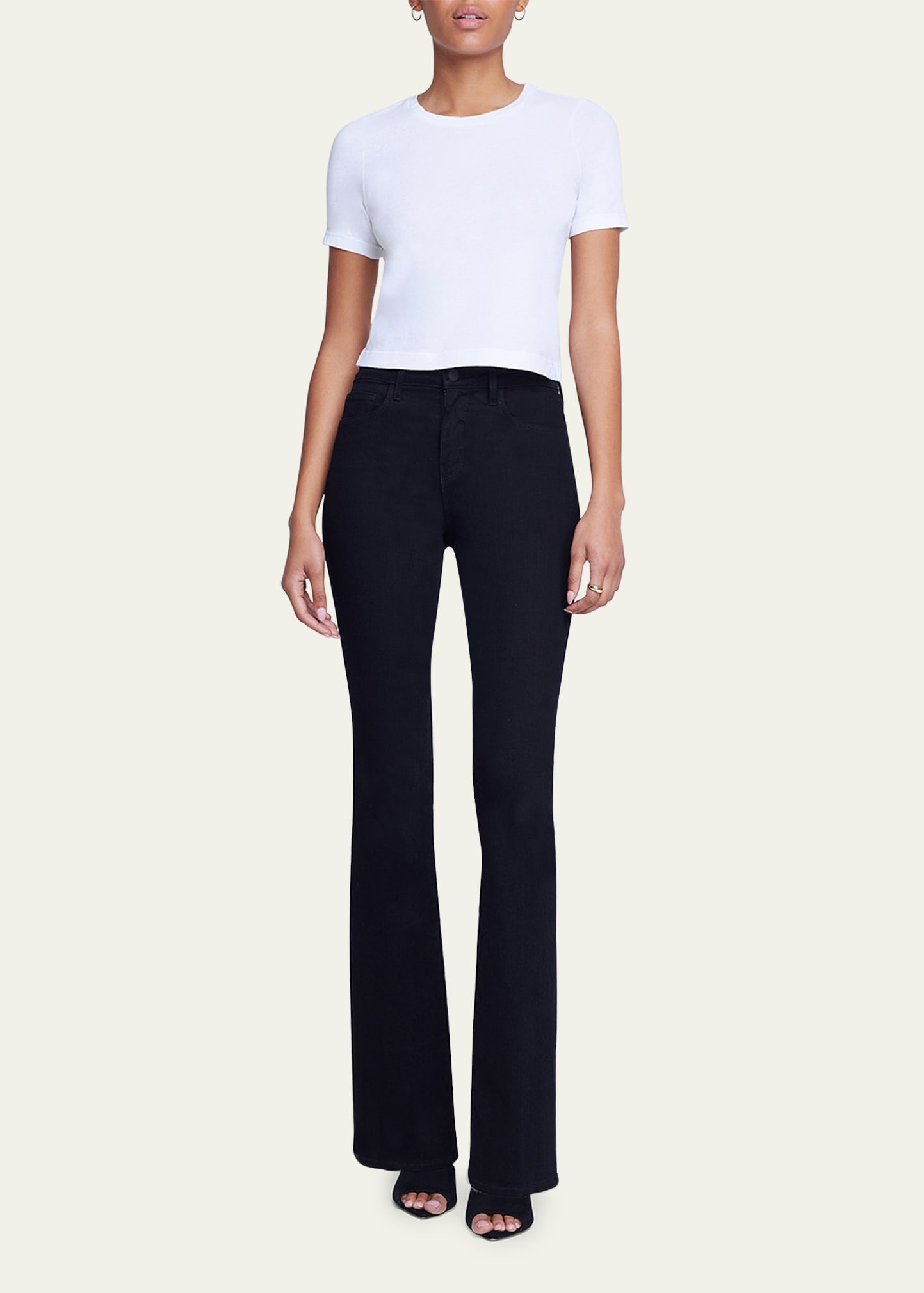 Donna Short-Sleeve Cropped Tee - 2