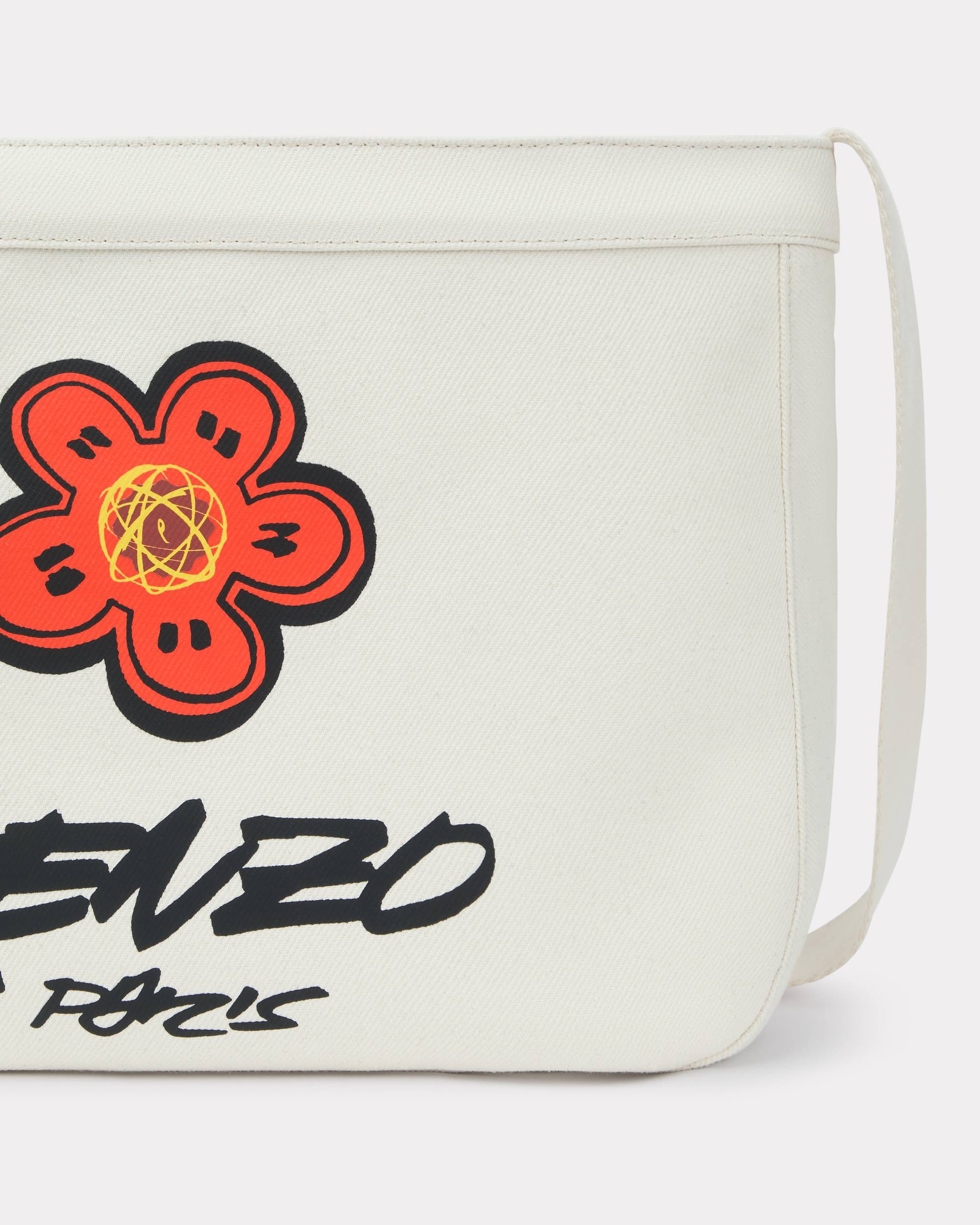 'Kenzo x Futura 2000' large crossbody bag 'Kenzo Utility' in canvas - 3
