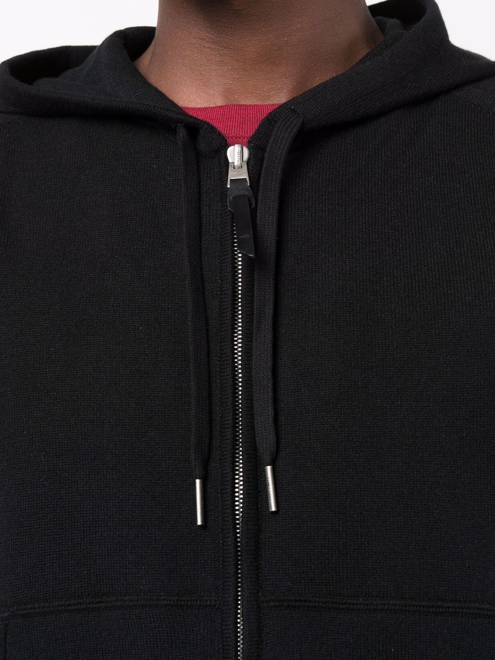 zip-up cotton hoodie - 5