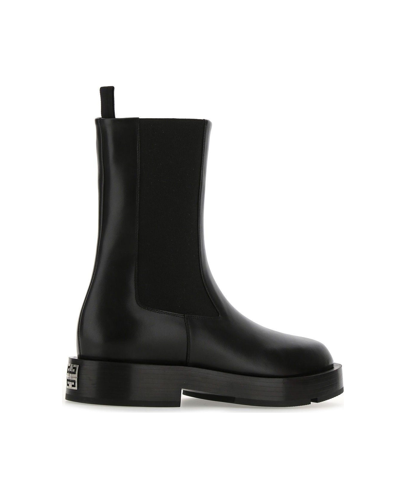 Black Leather Boots - 3