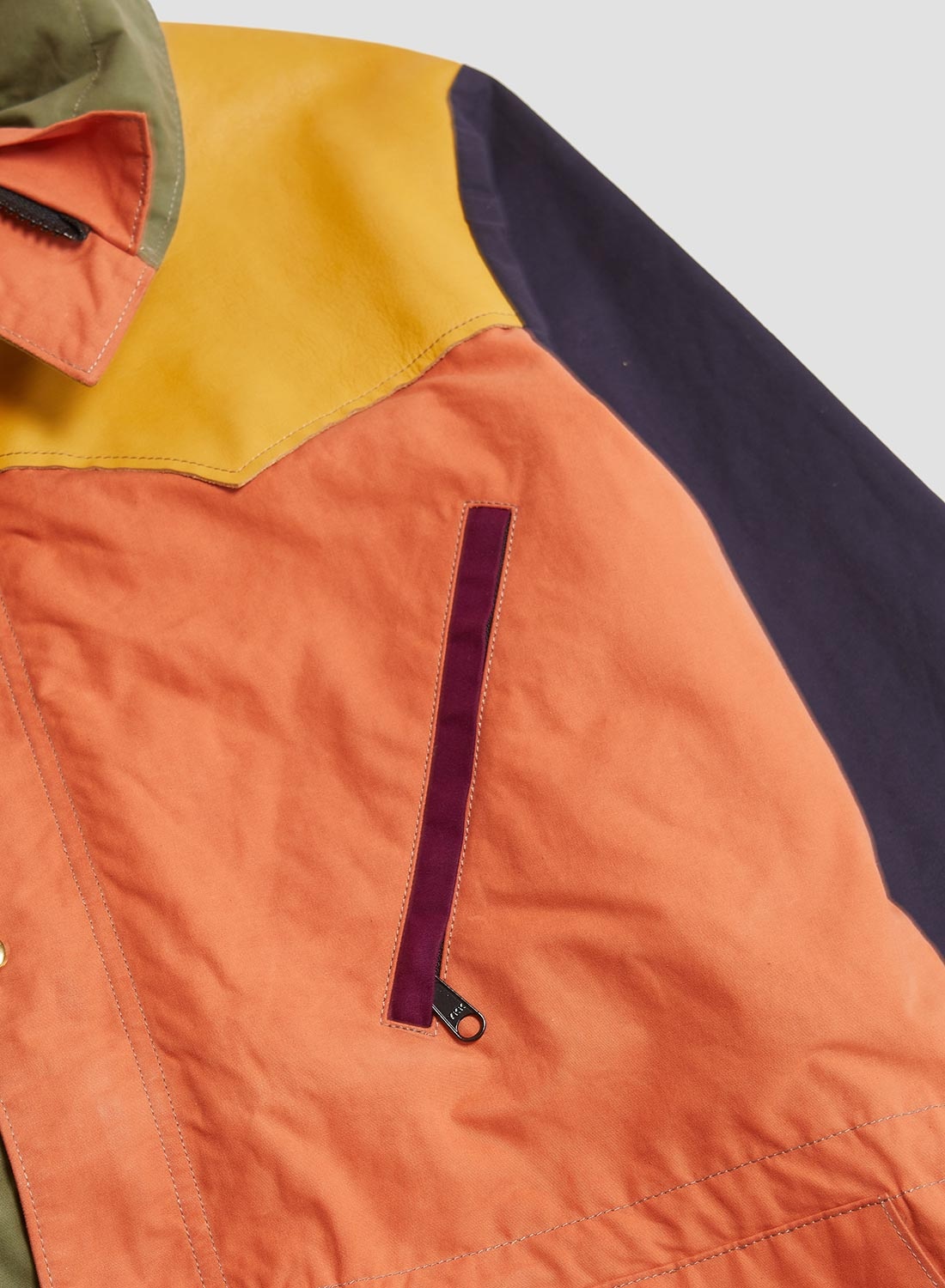 Rocky Mountain Featherbed x Nigel Cabourn Mountain Parka Dry Wax in Multicolour - 12