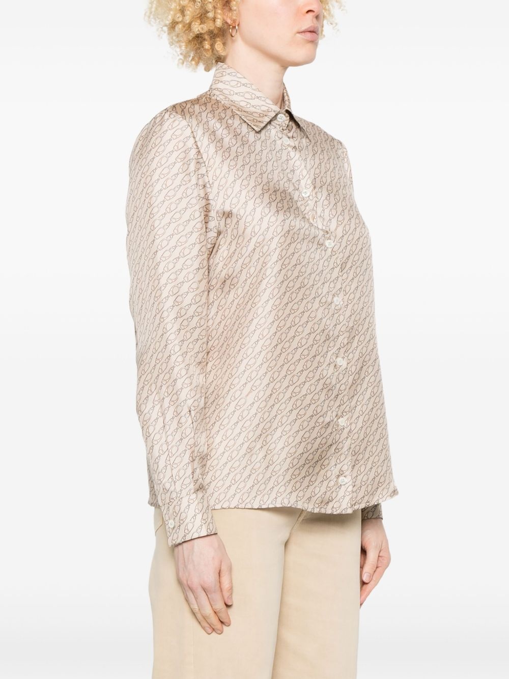 carabiner-print shirt - 3