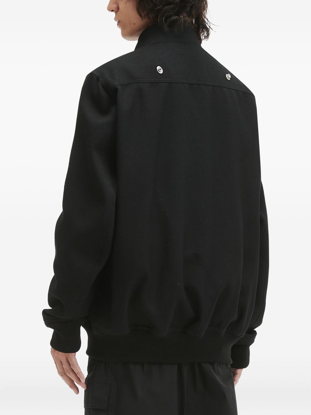 high-neck asymmetrical jacket - 4
