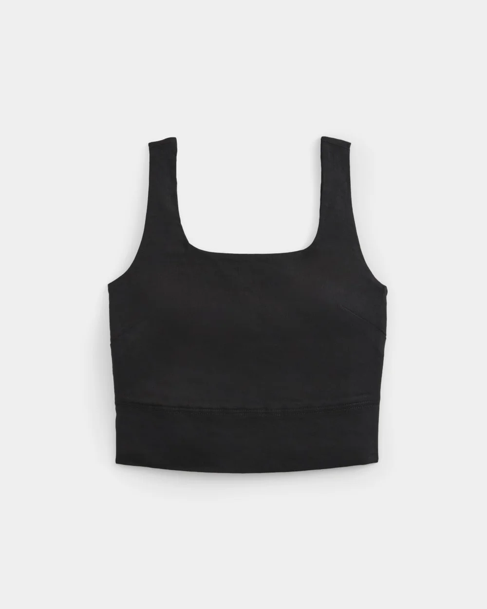 SQUARE TANK IN STRETCH LINEN - 1
