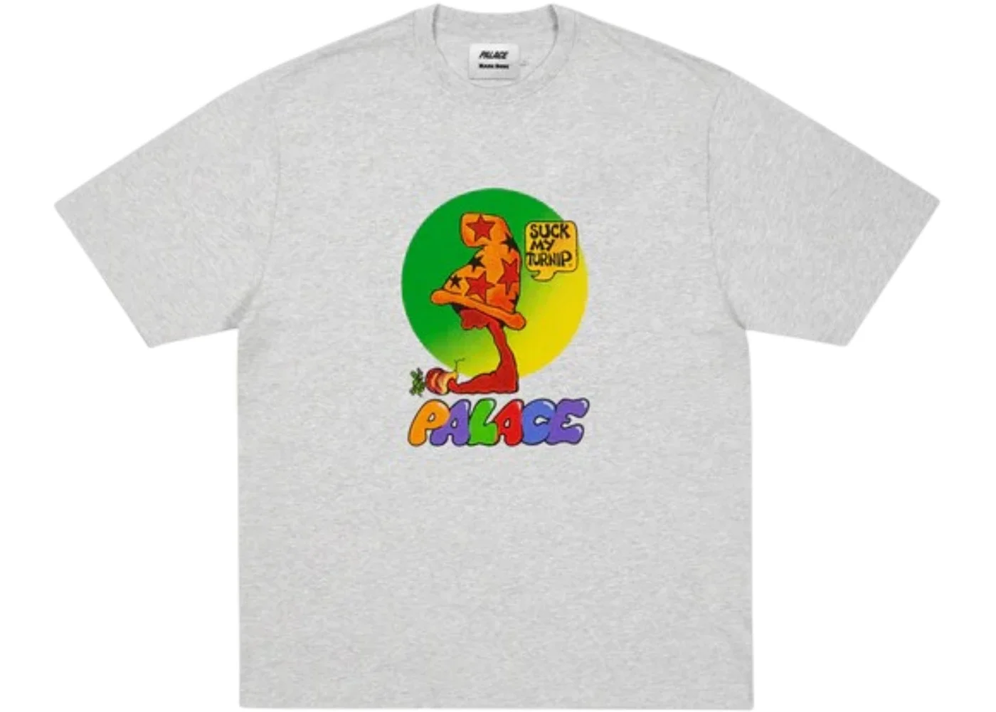 Palace Mark Bode T-Shirt Grey Marl - 1