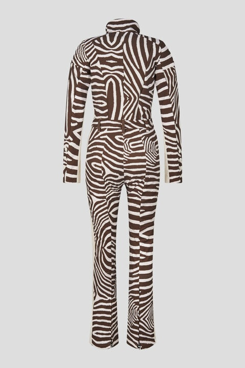BOGNER Misha Ski overalls in Brown/Off-white outlook