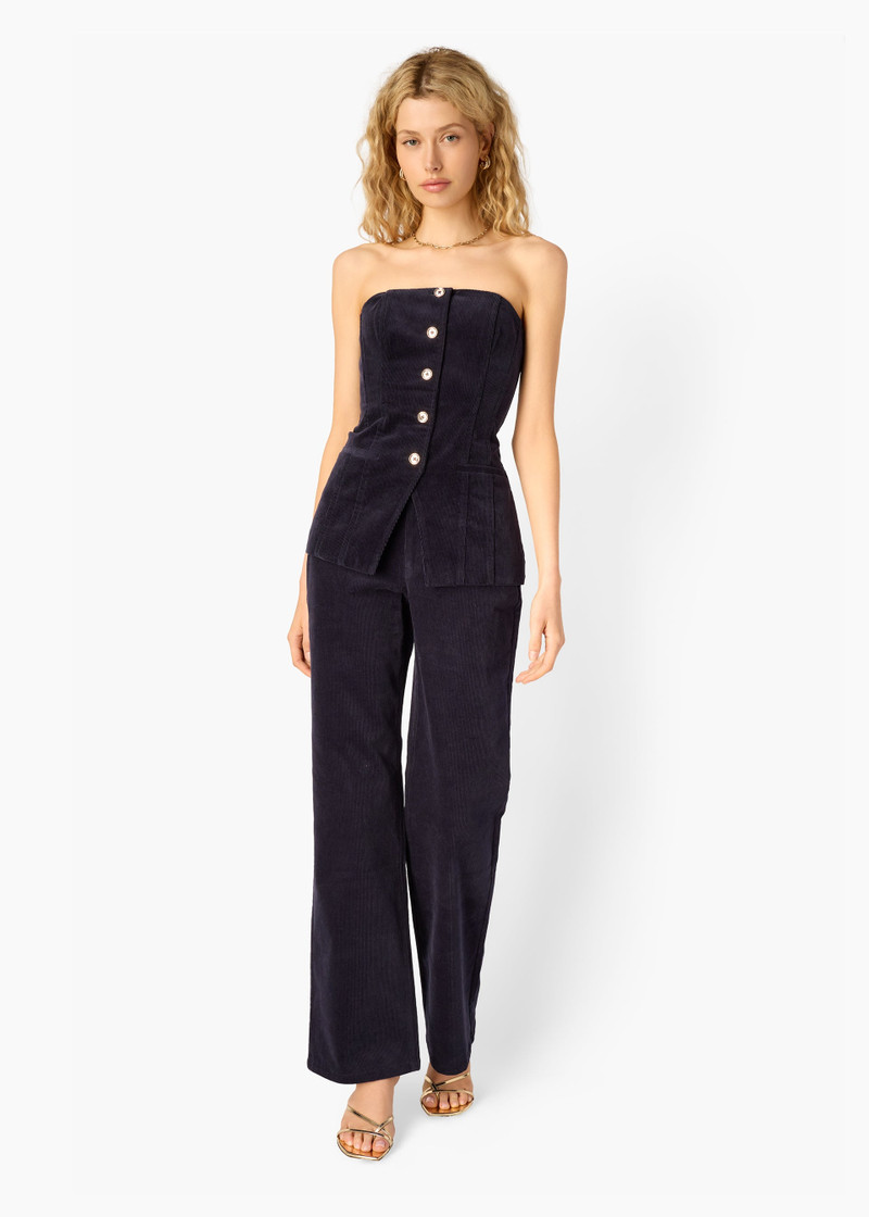 ZENOBIA CORDUROY PANT NAVY 3