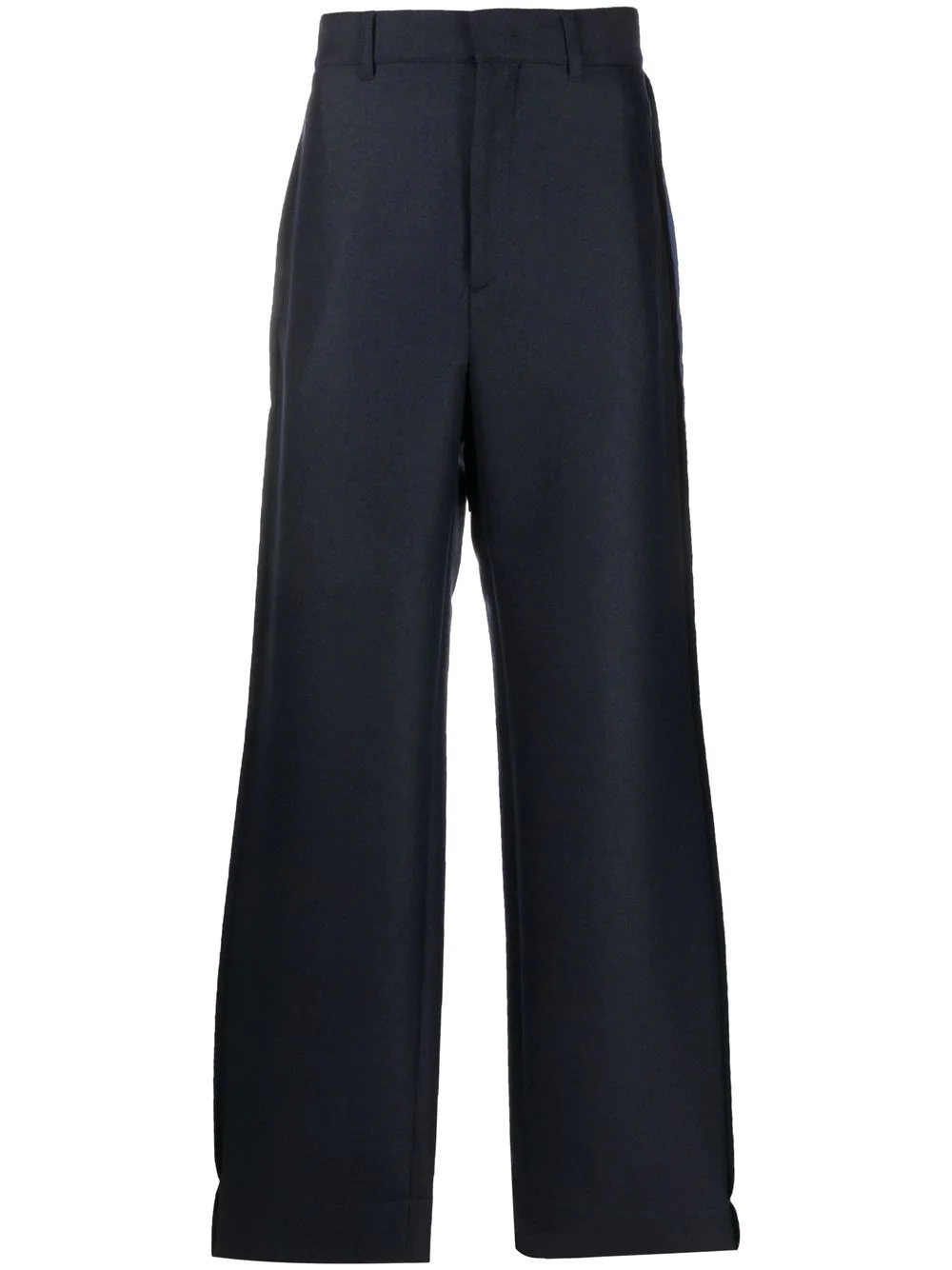 tailored-cut wide-leg trousers - 1