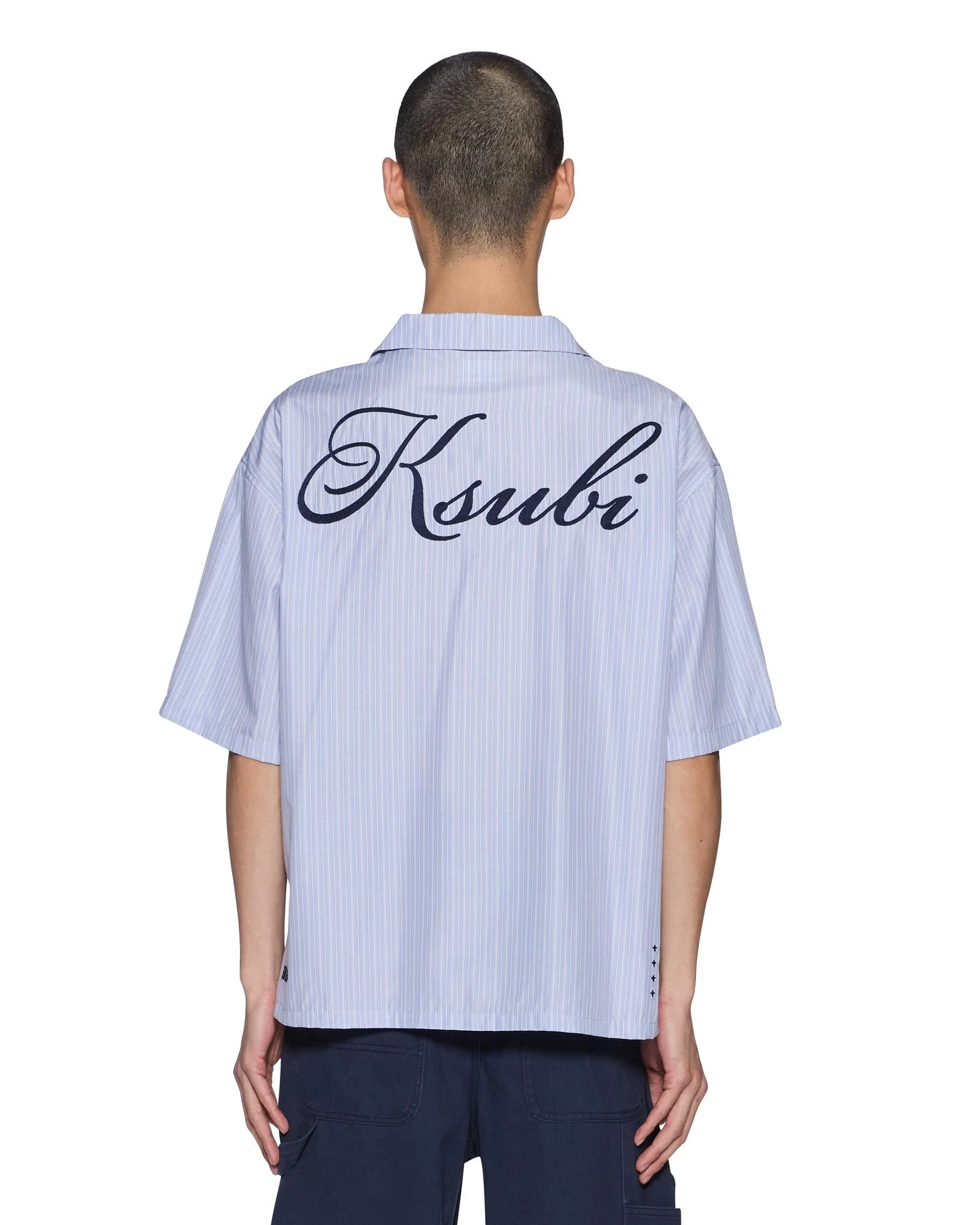 CLUB DINER SS SHIRT SKY STRIPE - 1