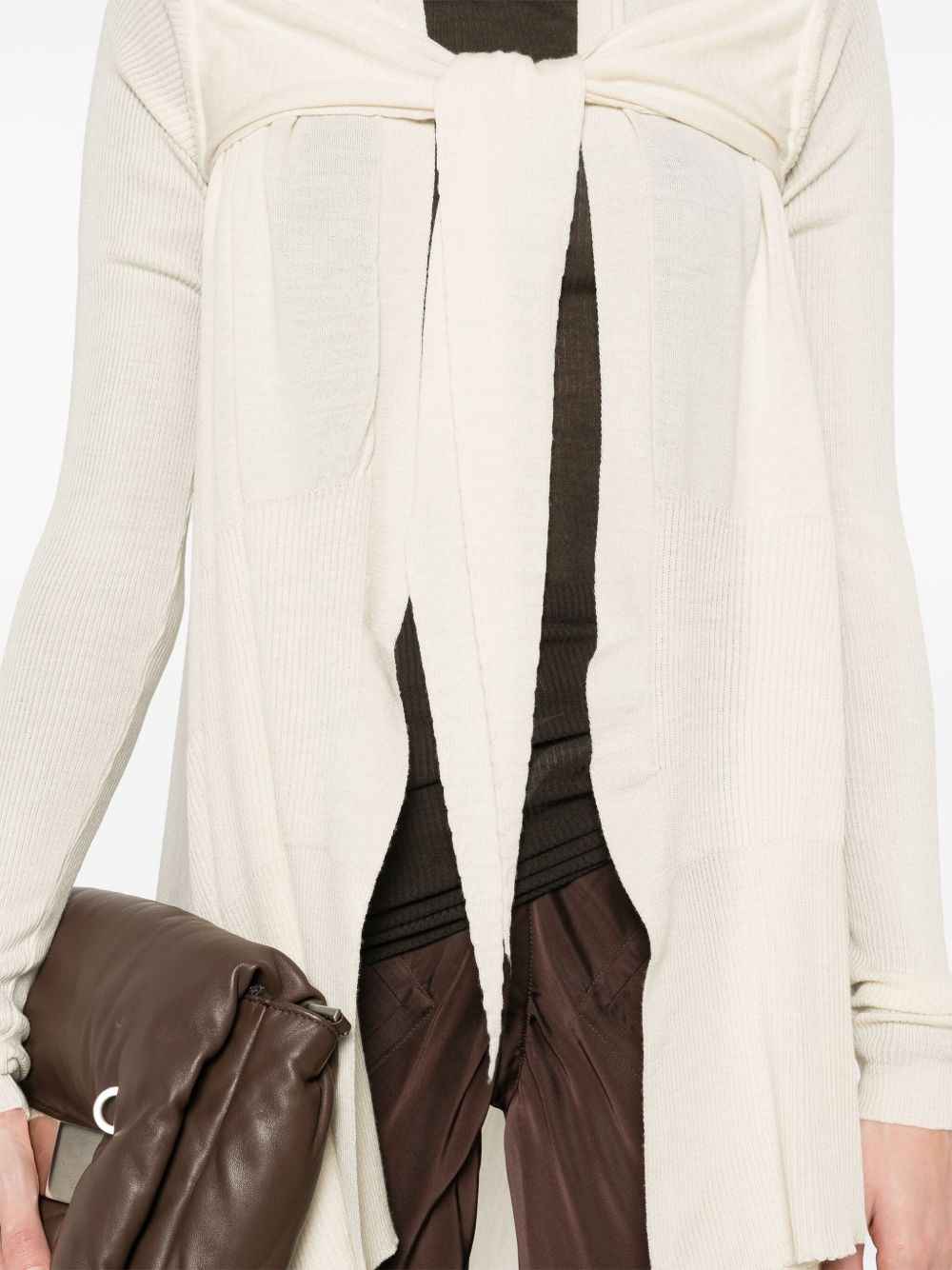 tied wrap coat - 5