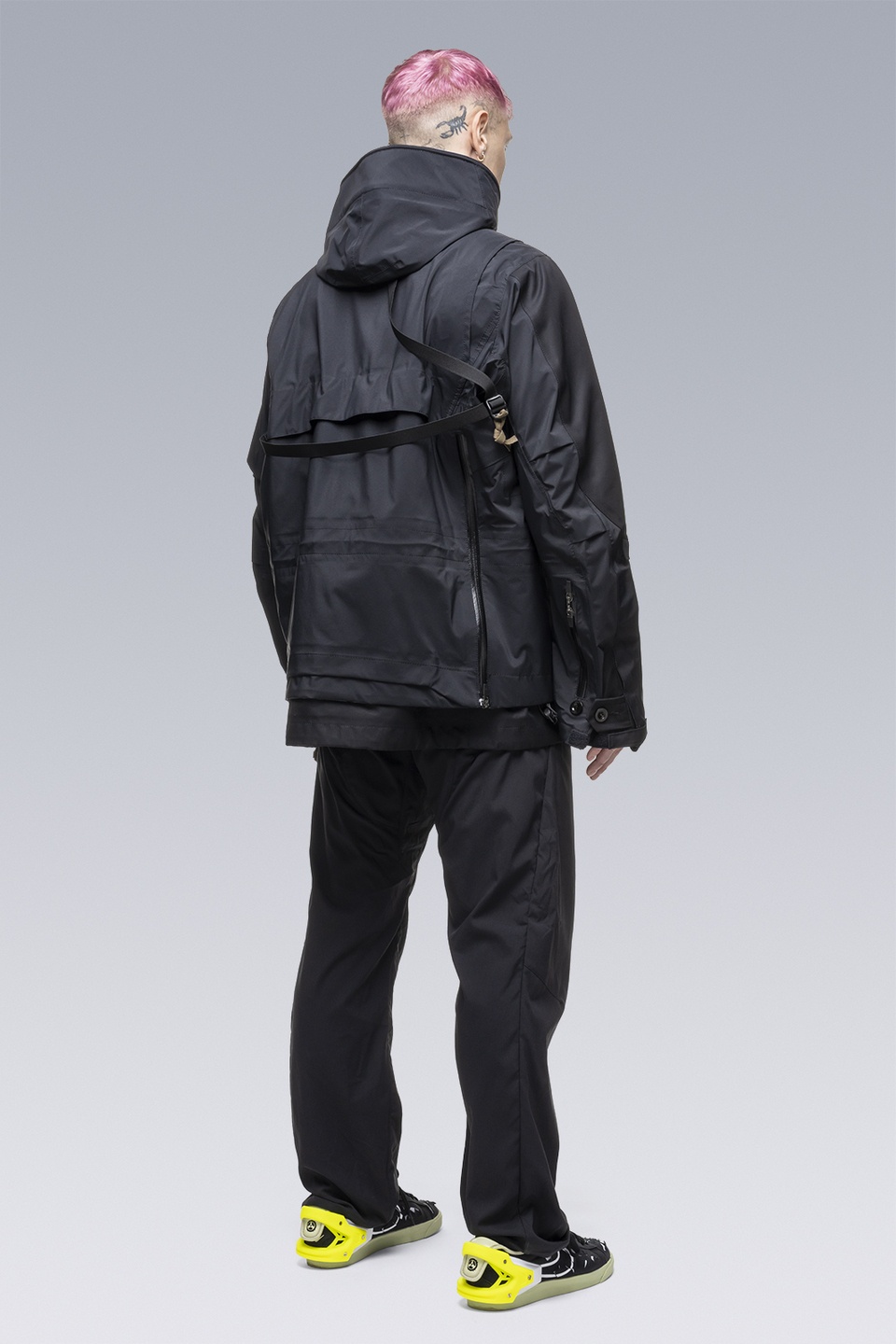 ACRONYM SAC-J2761 sacai / ACRONYM Field Jacket Black | REVERSIBLE