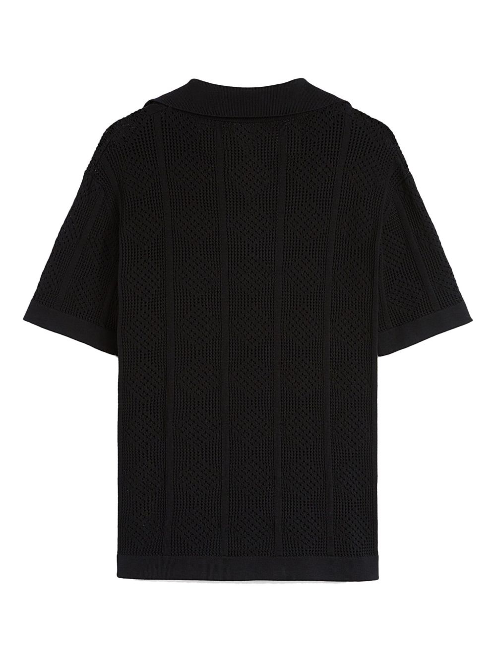 knitted polo shirt - 5