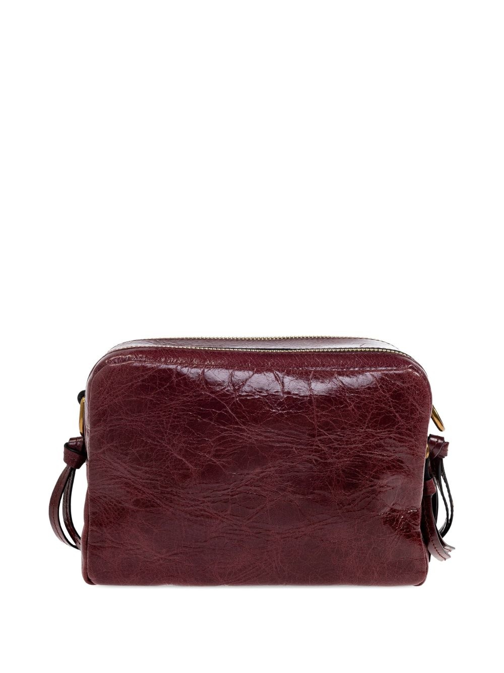 Wardy Camera logo-detailed leather shoulder bag - 2