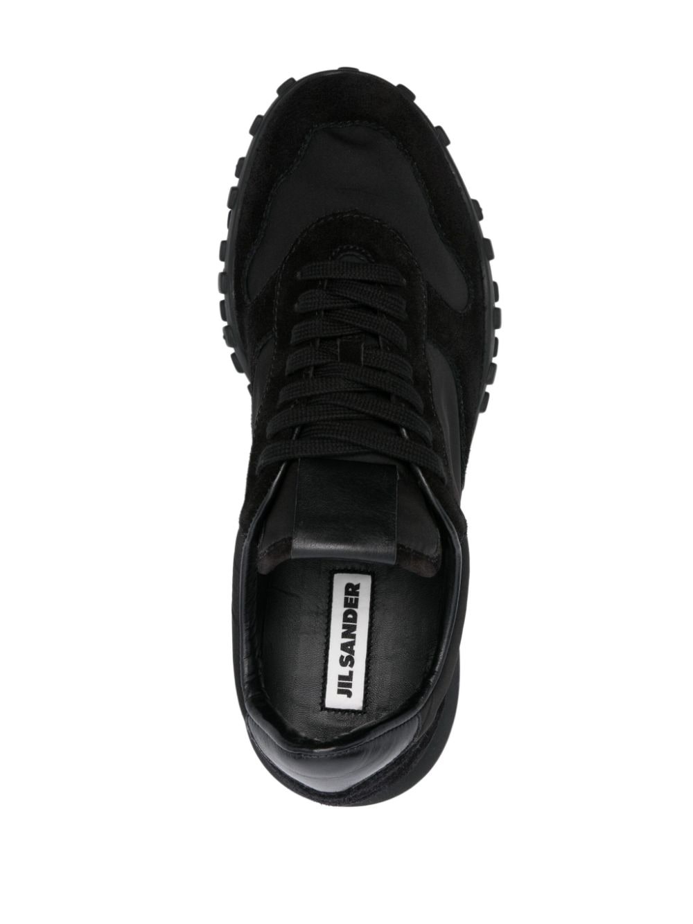 panelled sneakers - 4