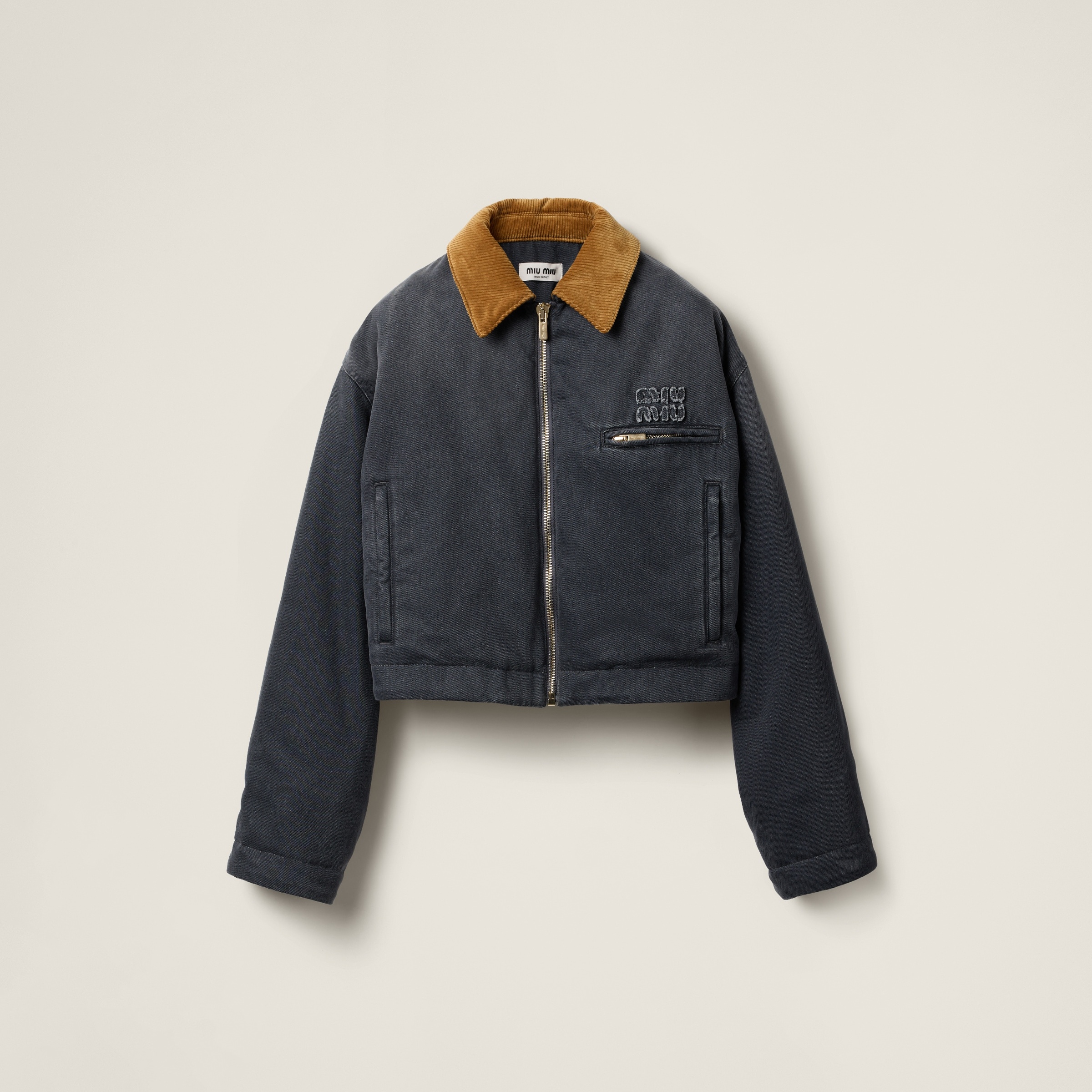 Drill blouson jacket - 1