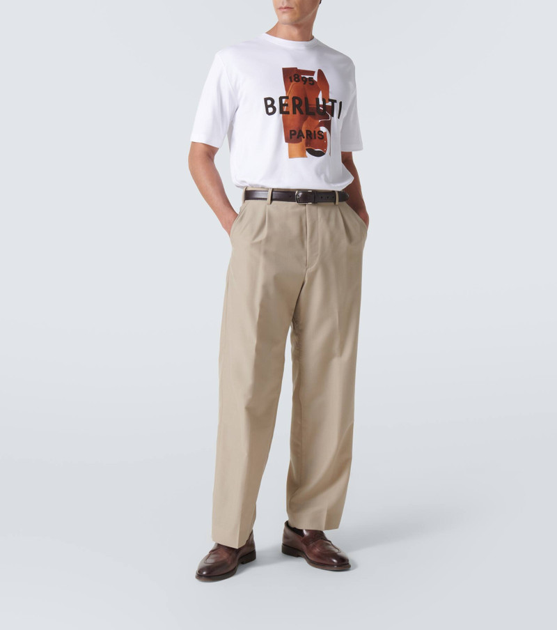 Berluti Printed cotton T-shirt outlook
