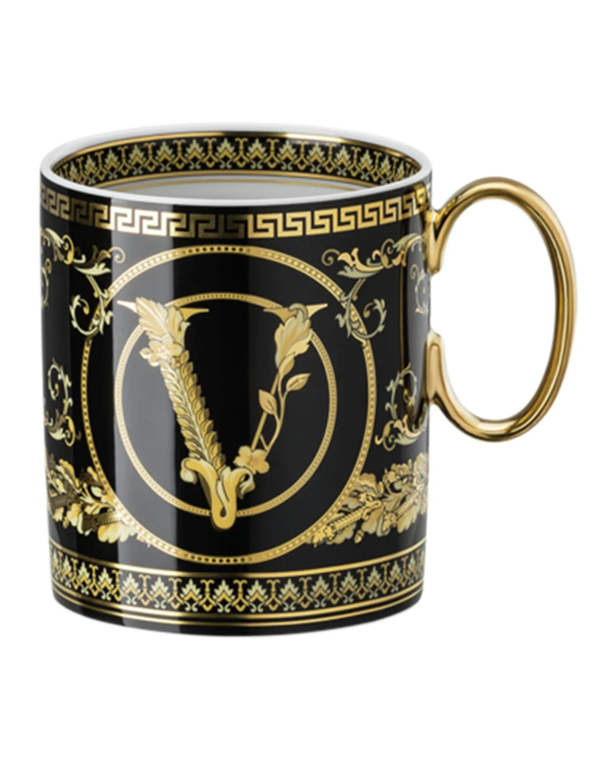 Virtus Gala Black Mug With Handle - 1
