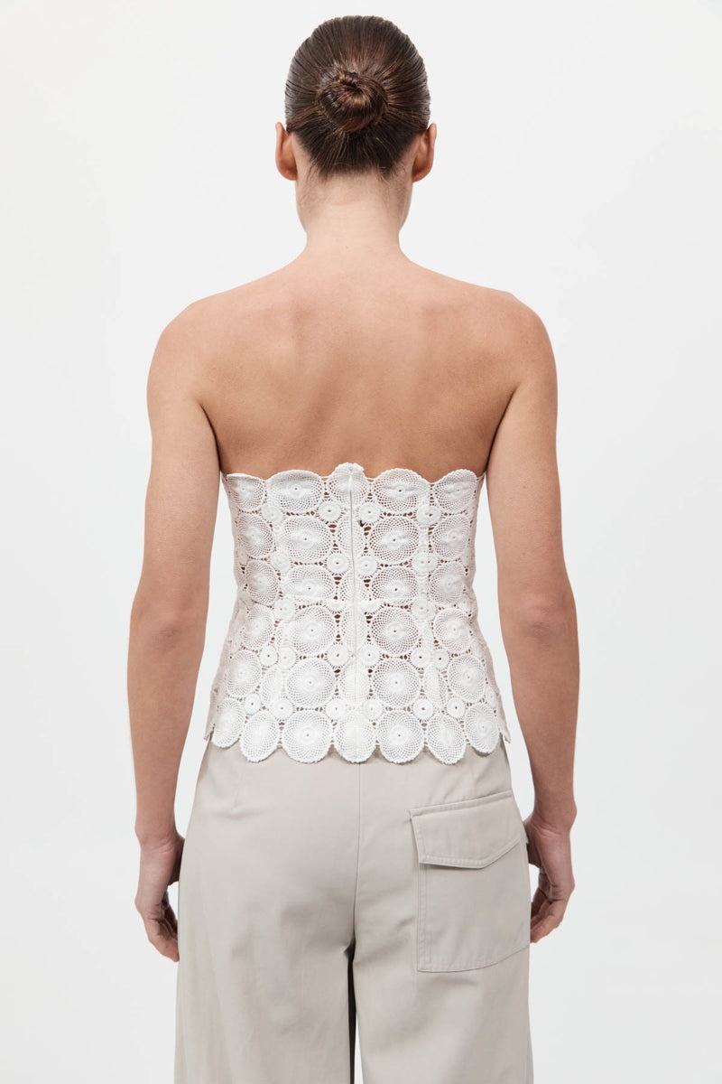 Doily Top - White - 6