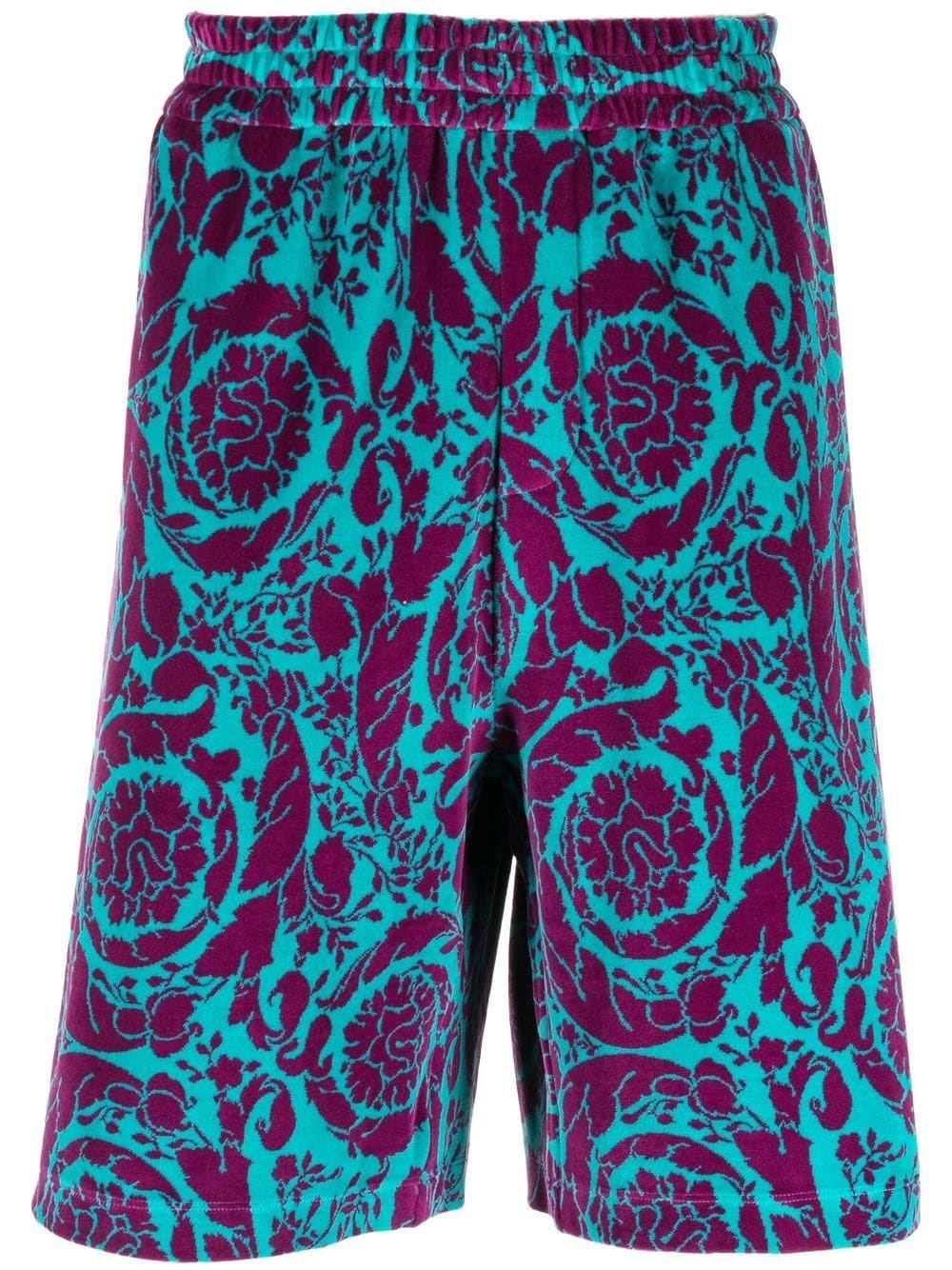 abstract pattern Bermuda shorts - 1