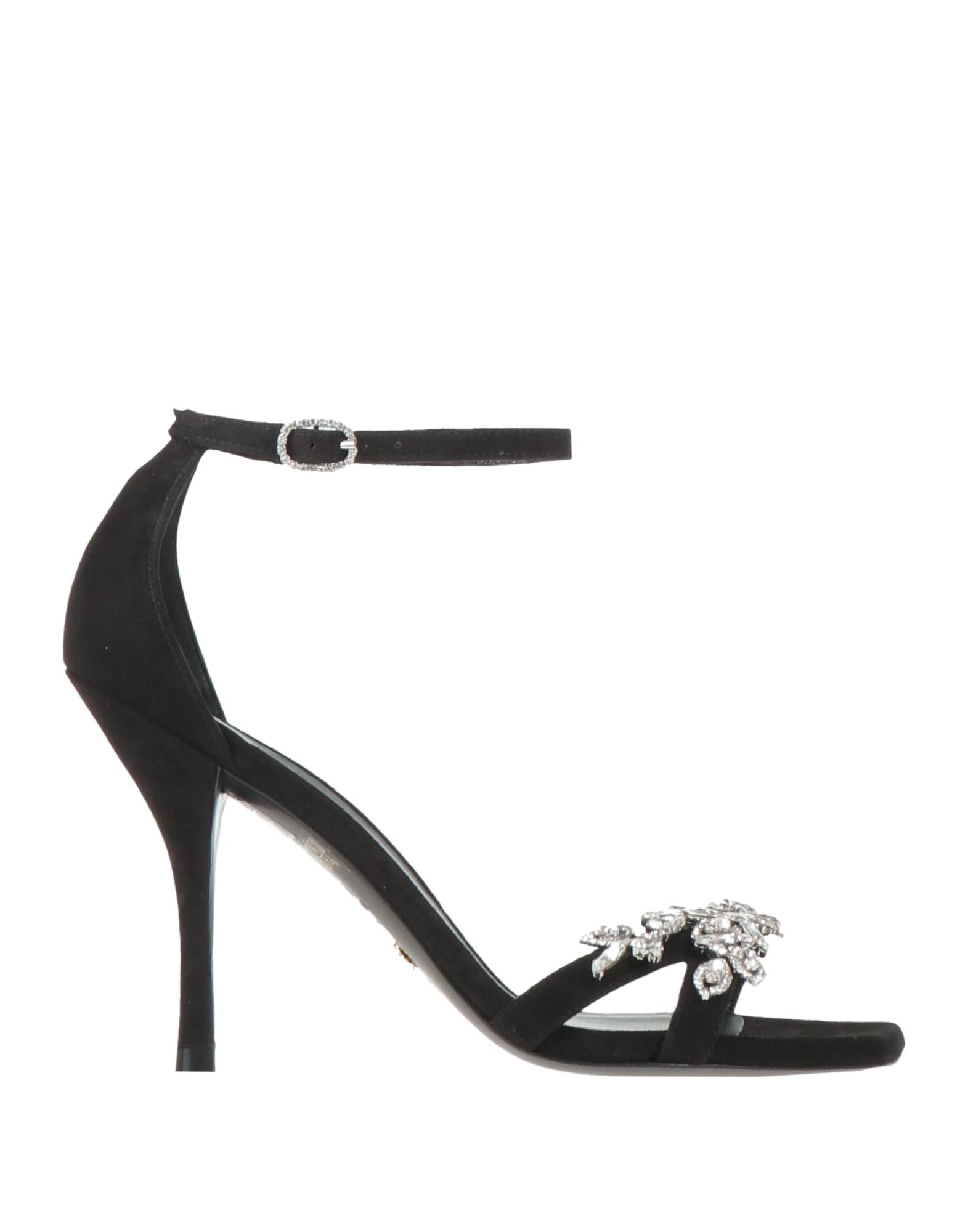 Black Women's Sandals - 1