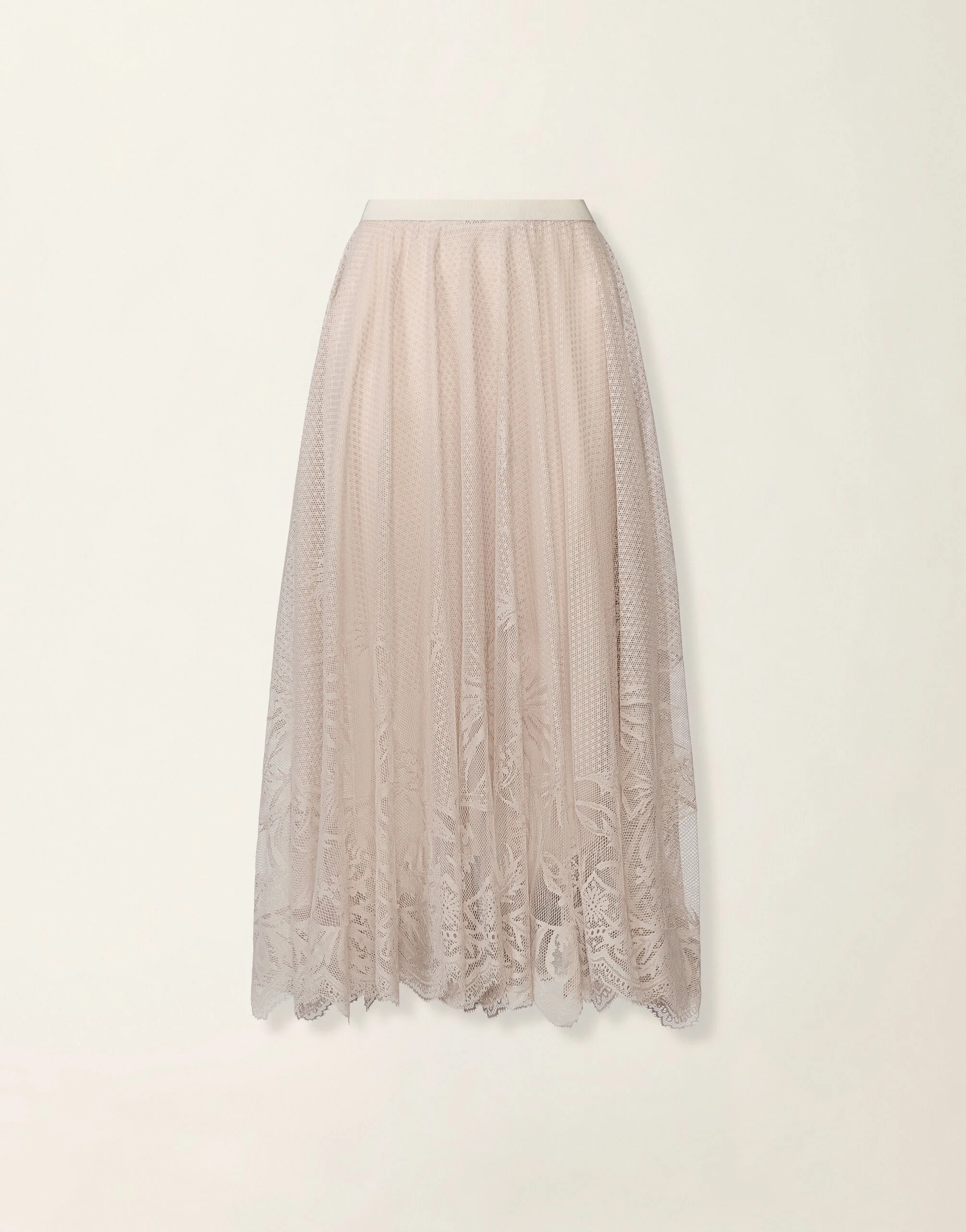 Jacquard lace skirt - 1