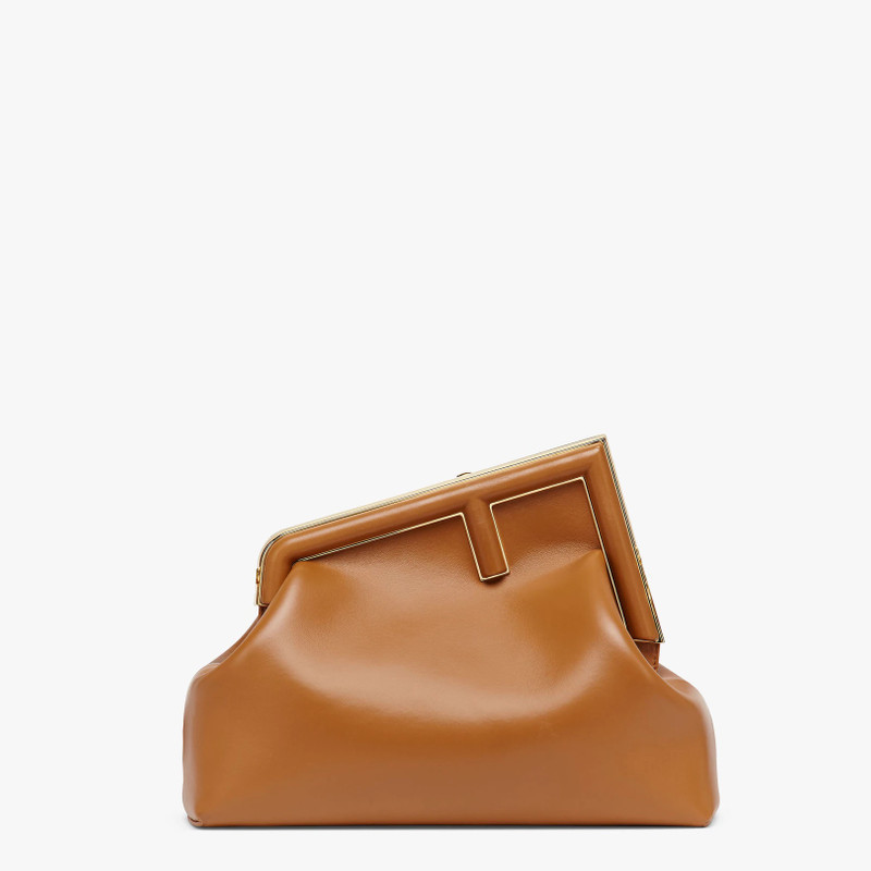 Brown leather bag 1