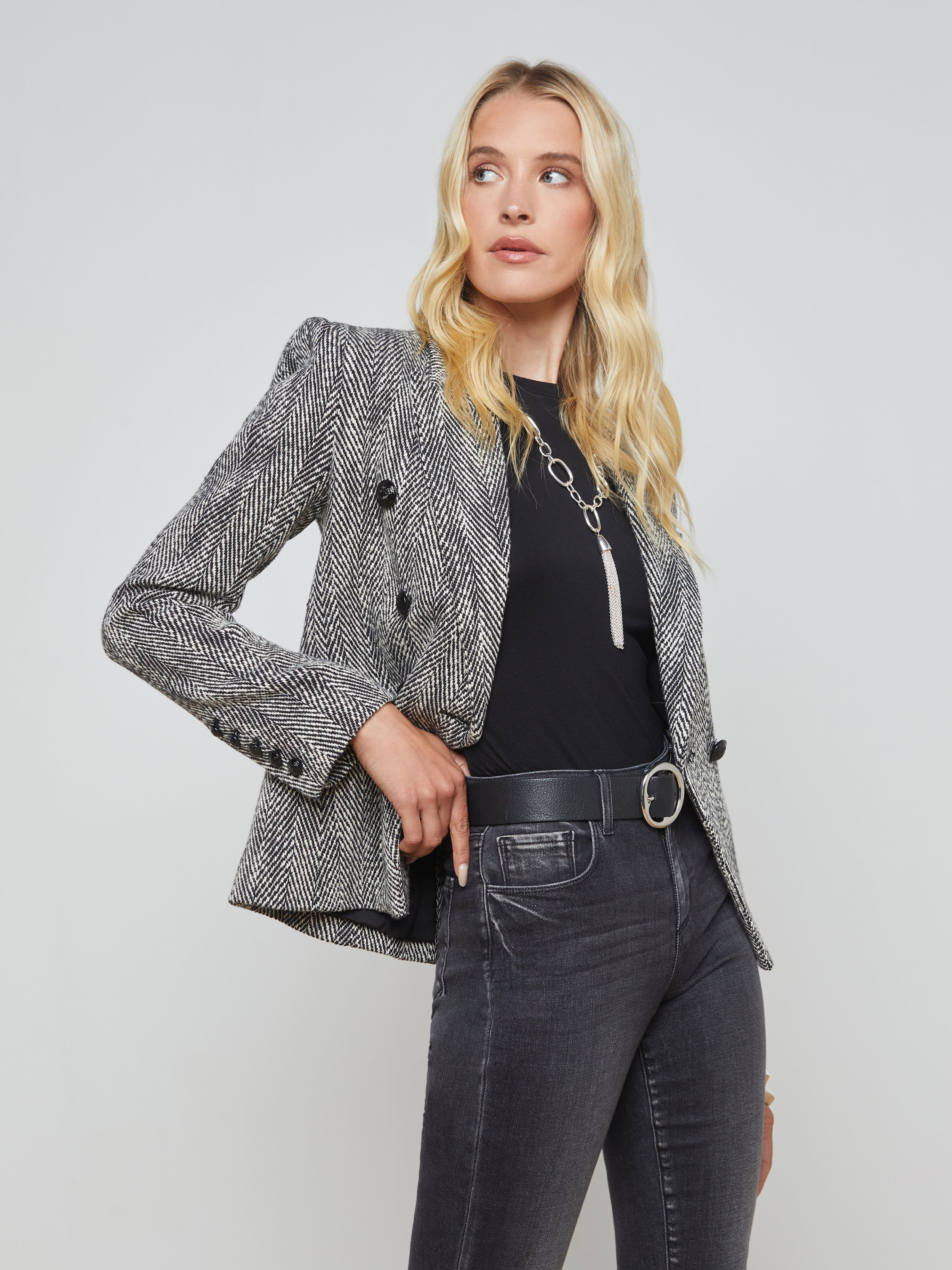 Marie Tweed Blazer - 5