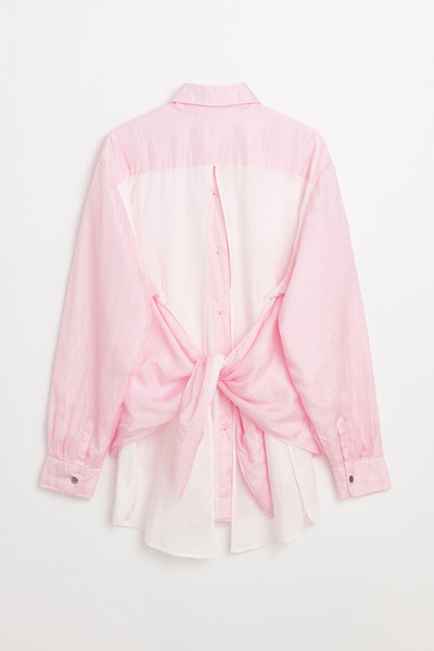Our Legacy Apron Shirt Pink Cotton Silk outlook