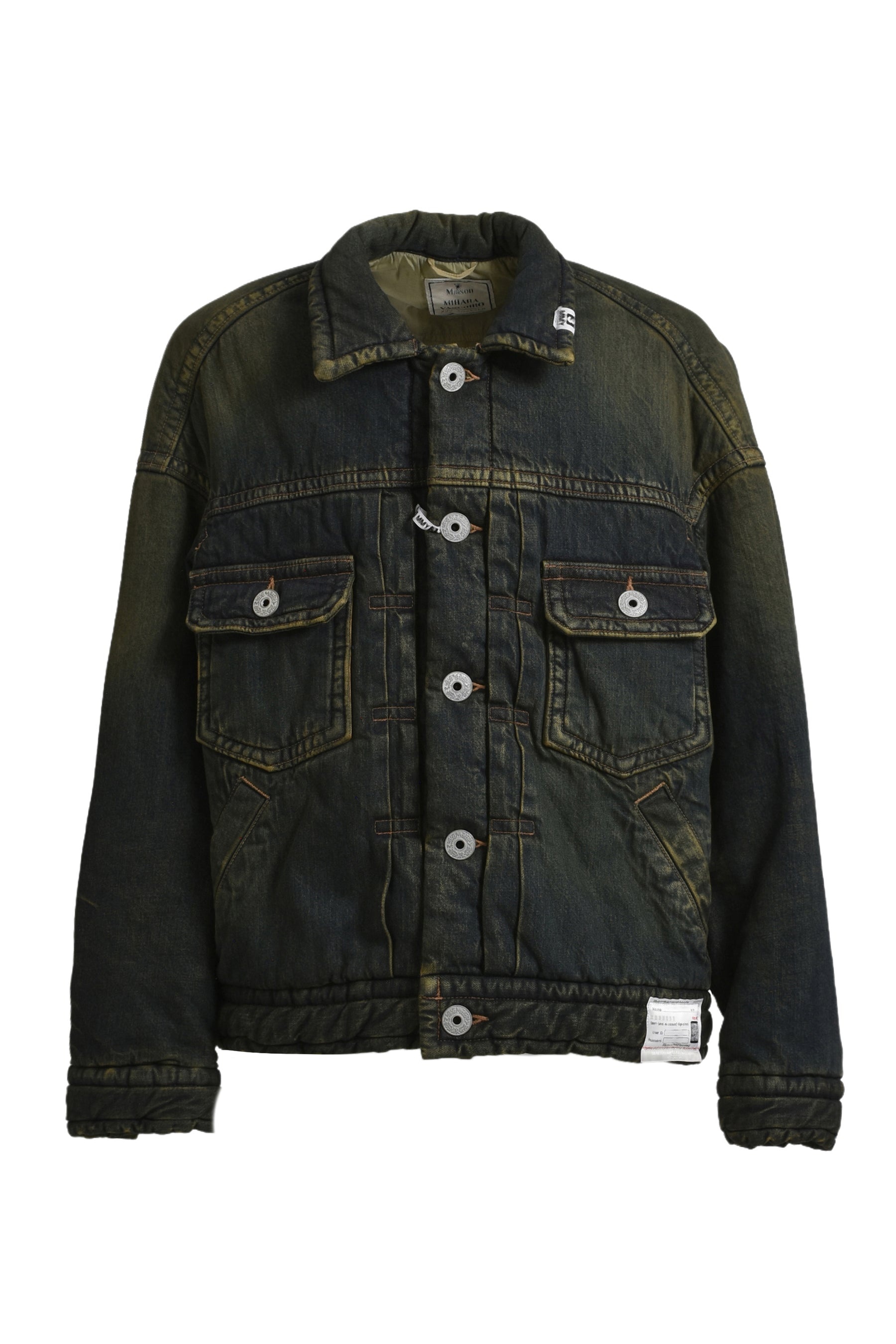 PUFFER DENIM JACKET / IND - 1