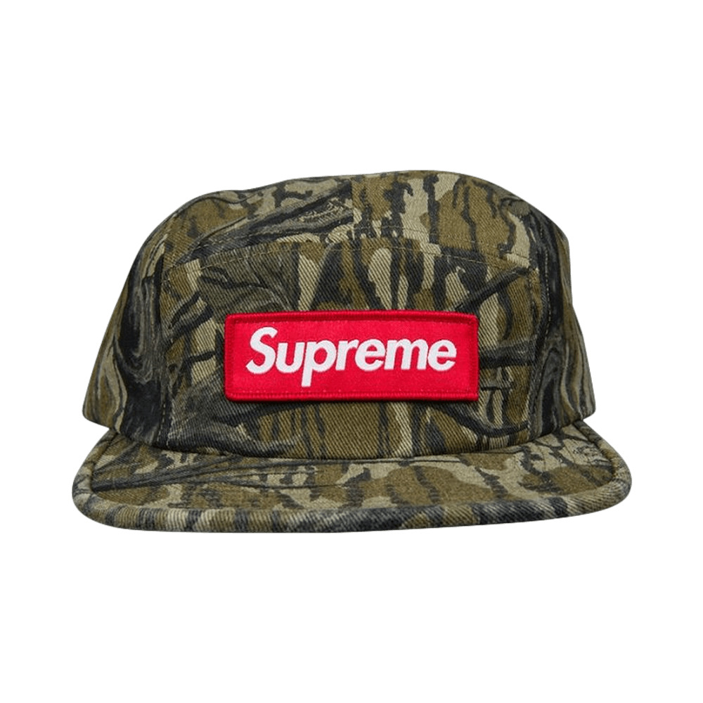 Supreme Camo Grid Velvet Camp Cap Black Camo