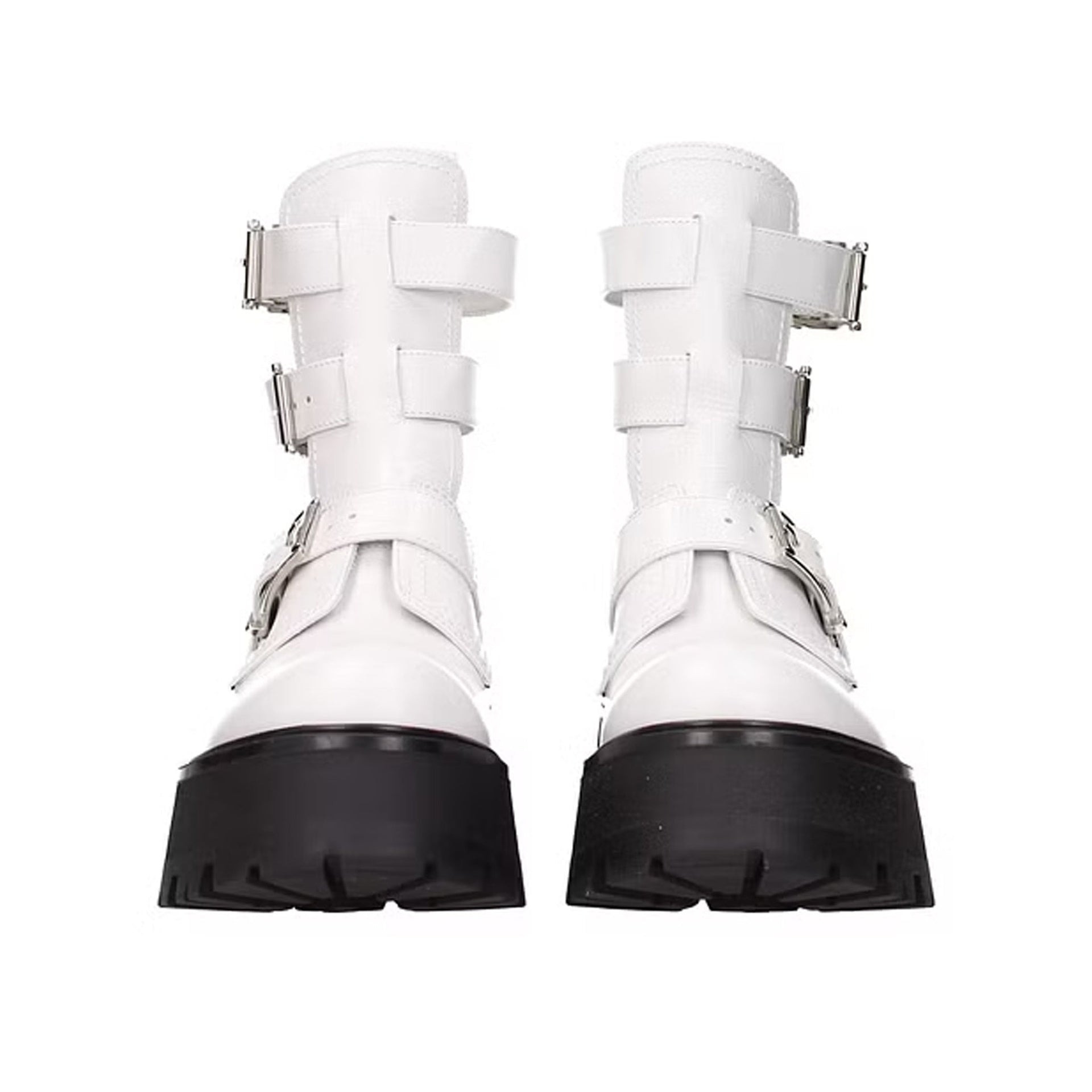 Alexander Mcqueen Leather Ankle Boots Women - 4
