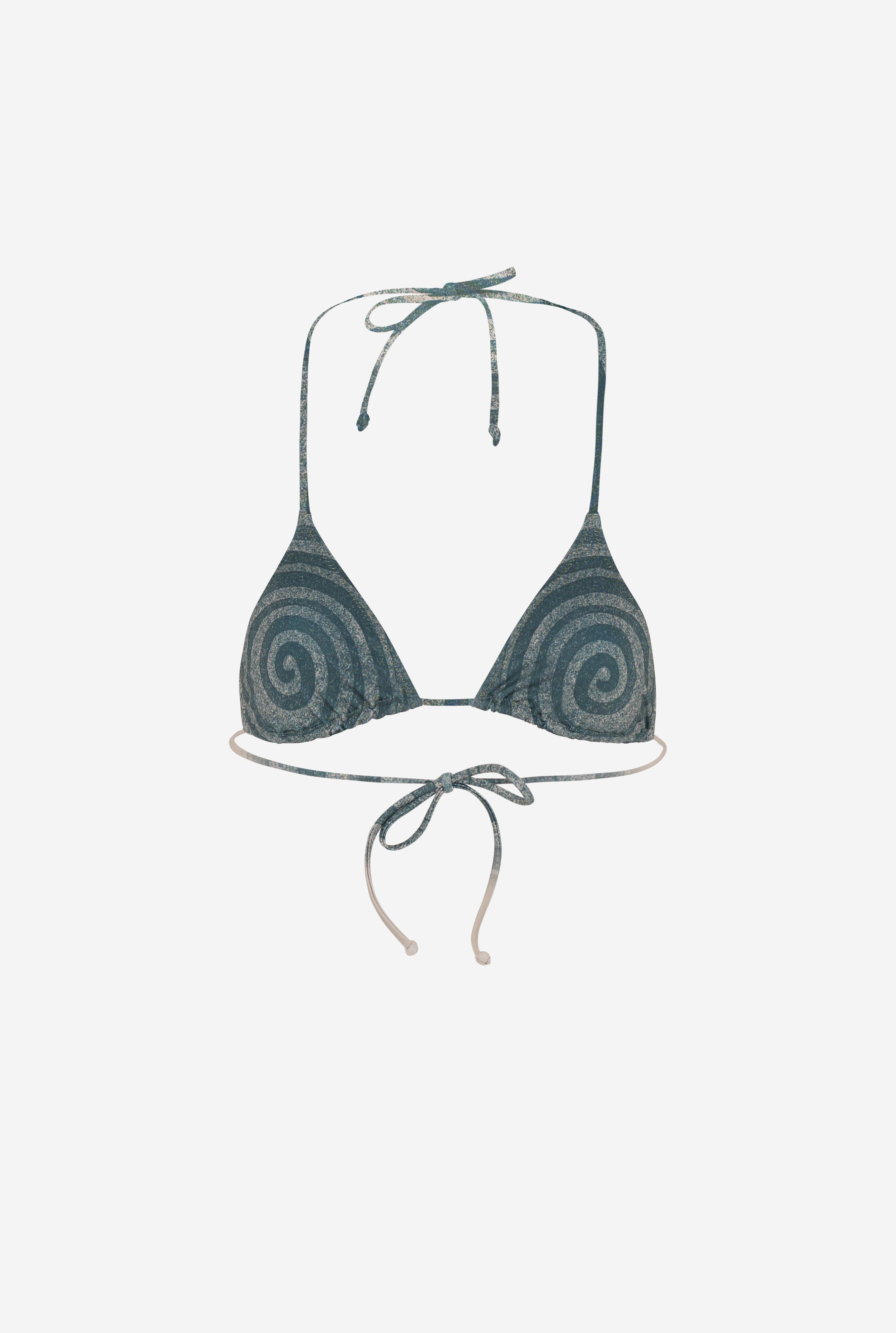 THE BLUE “SPIRALE” BIKINI TOP - 5
