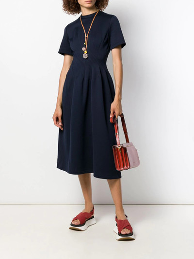 Marni double face jersey flared dress outlook