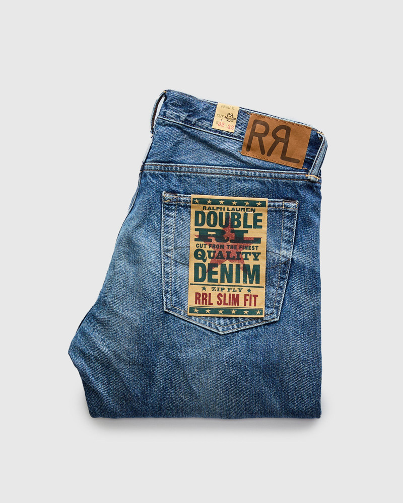 RRL by Ralph Lauren "Daws Wash" 13oz Denim - Slim Fit outlook