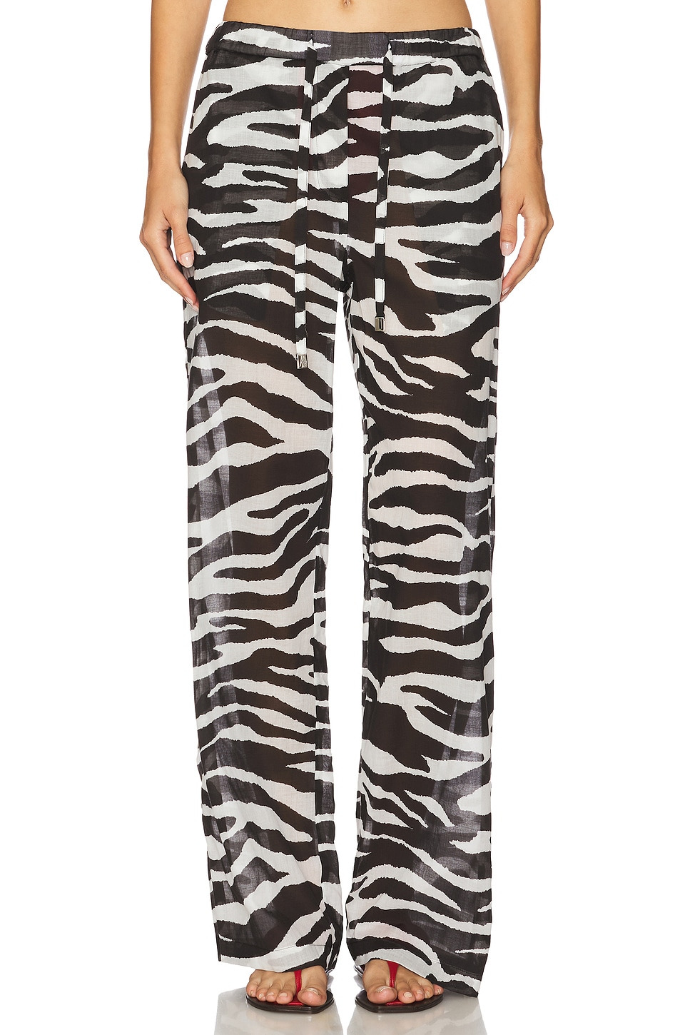 Zebra Printed Long Pant - 1