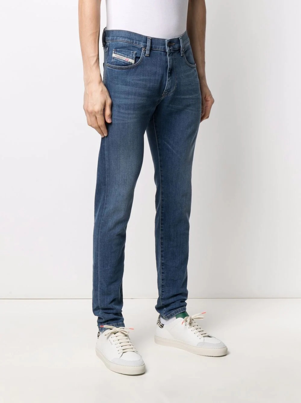 slim-cut D-Strukt jeans - 3