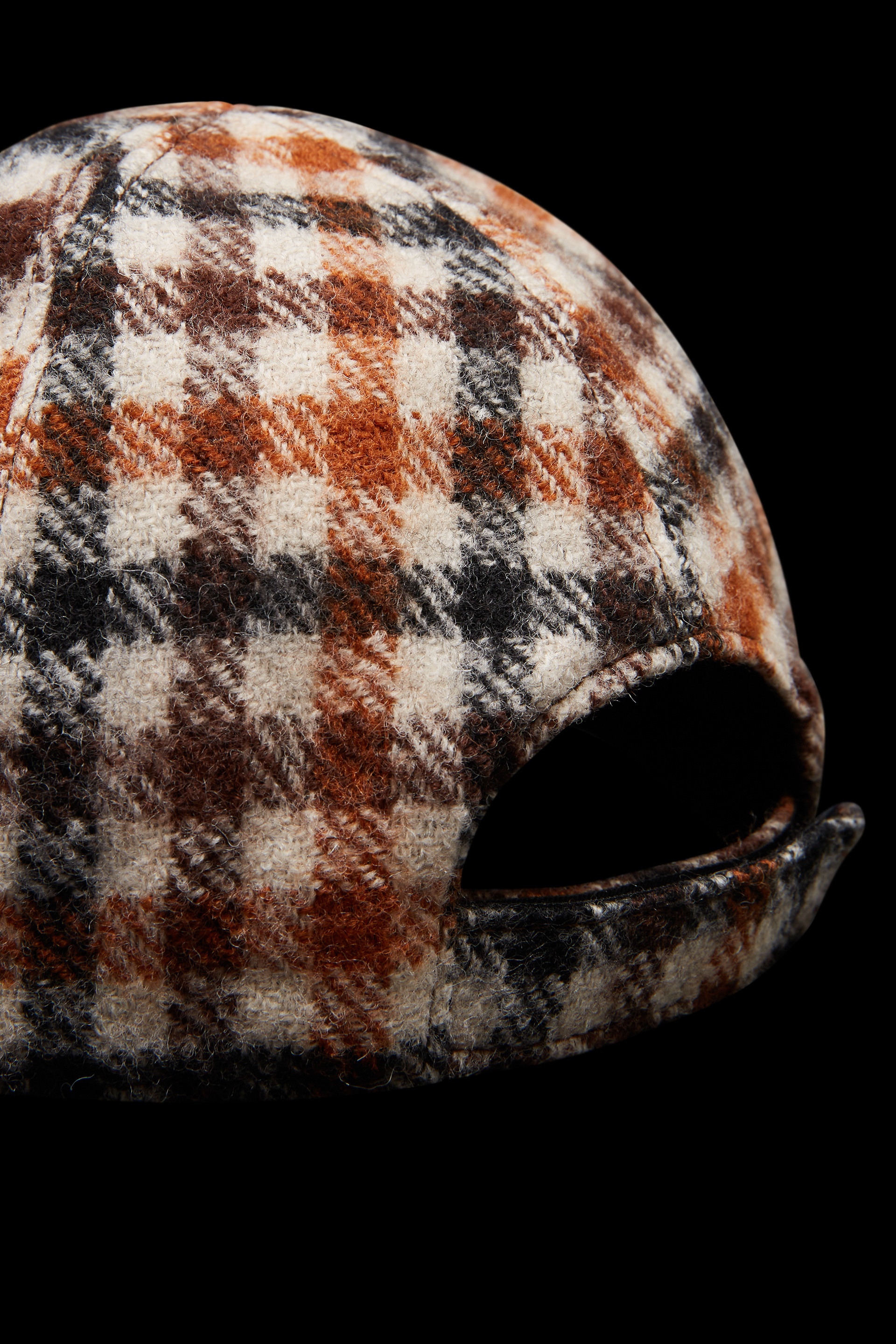 Houndstooth Wool Hat - 5