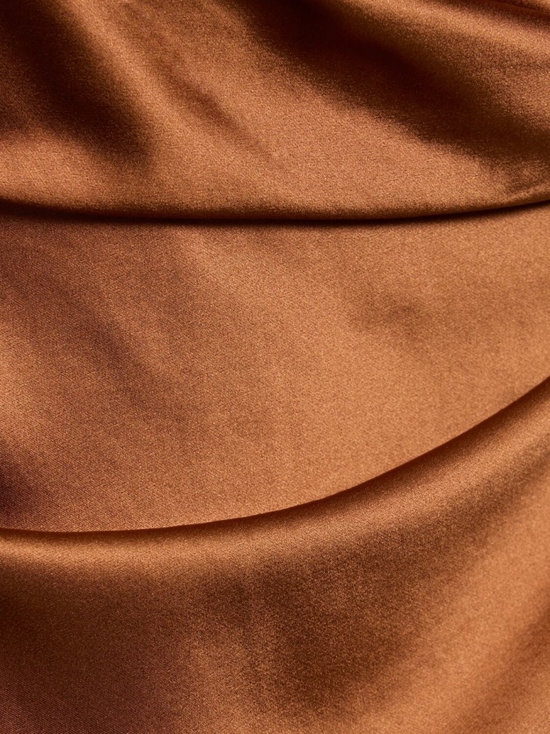Cusco draped silk mini dress - 2