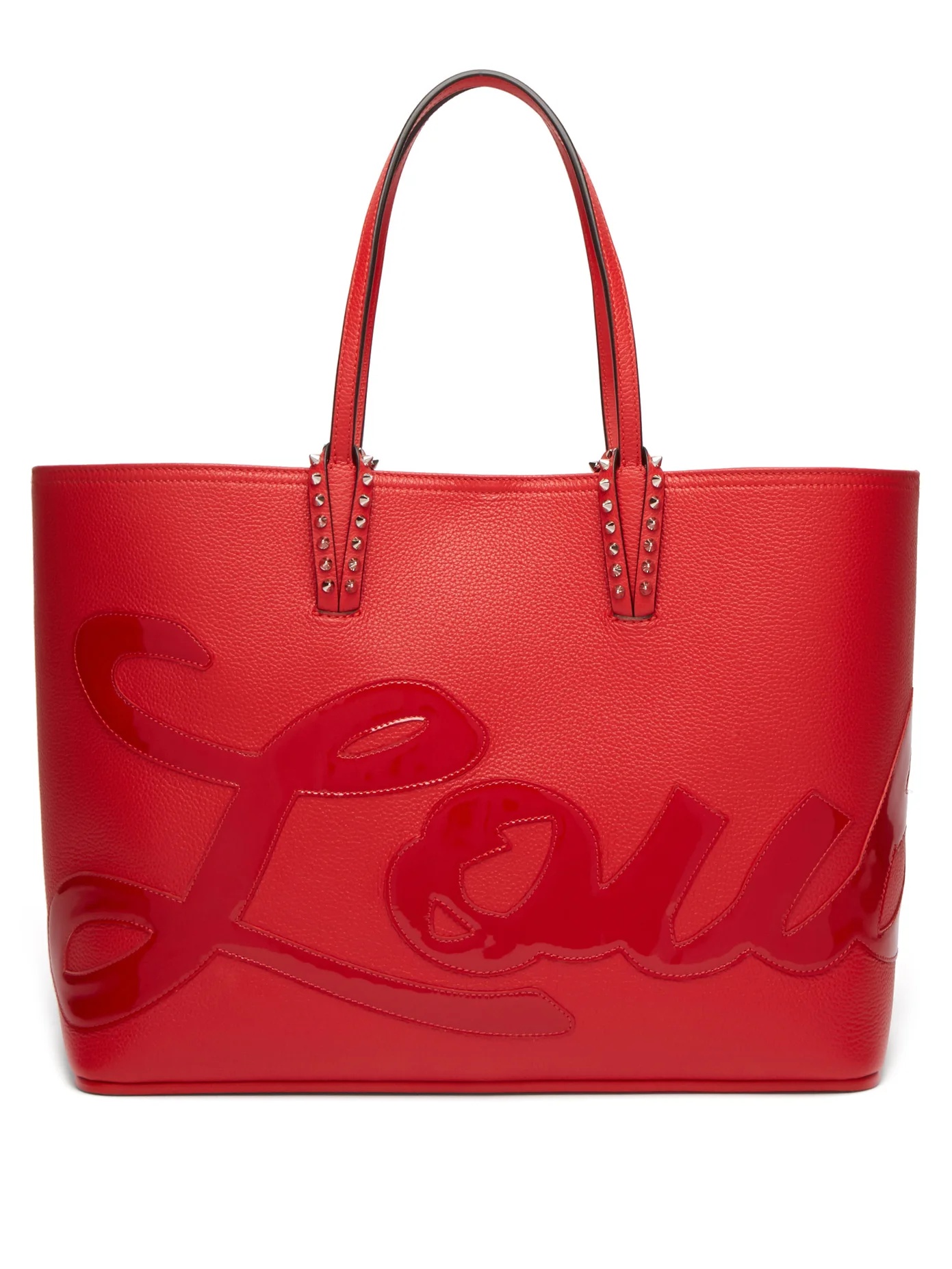 Cabata medium logo-appliqué leather tote bag - 1