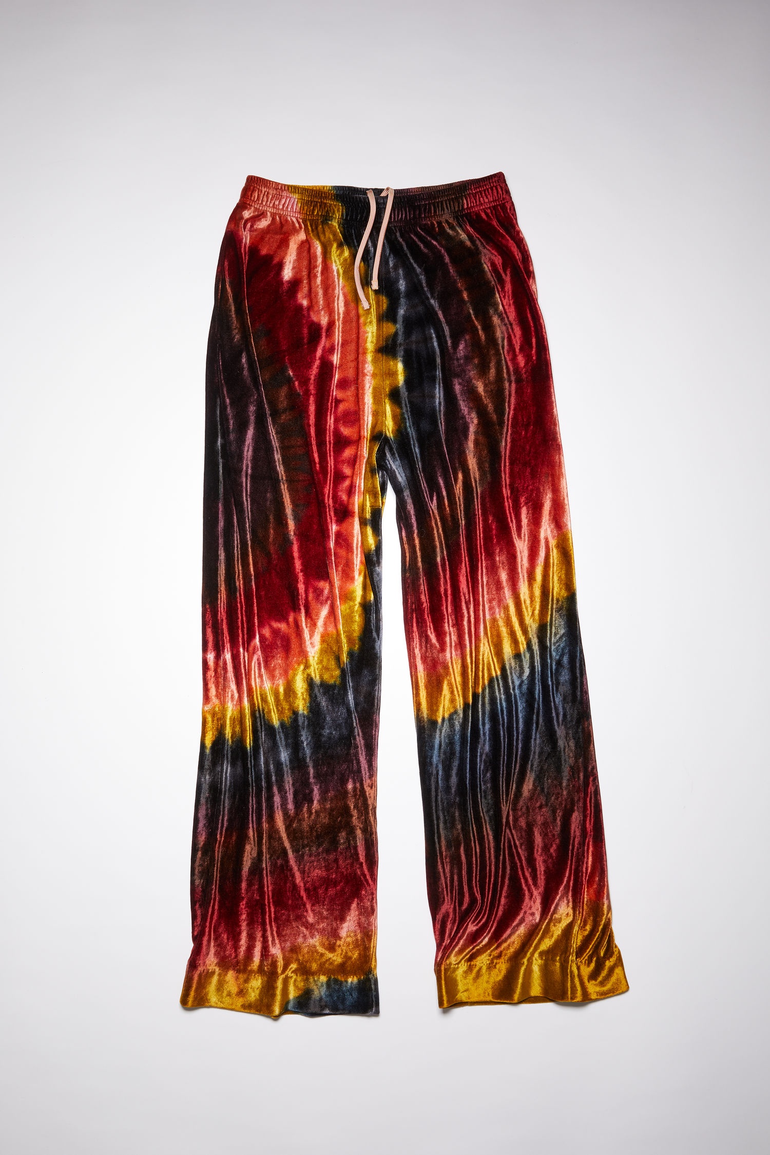 Tie dye sweatpants - Burgundy - 1