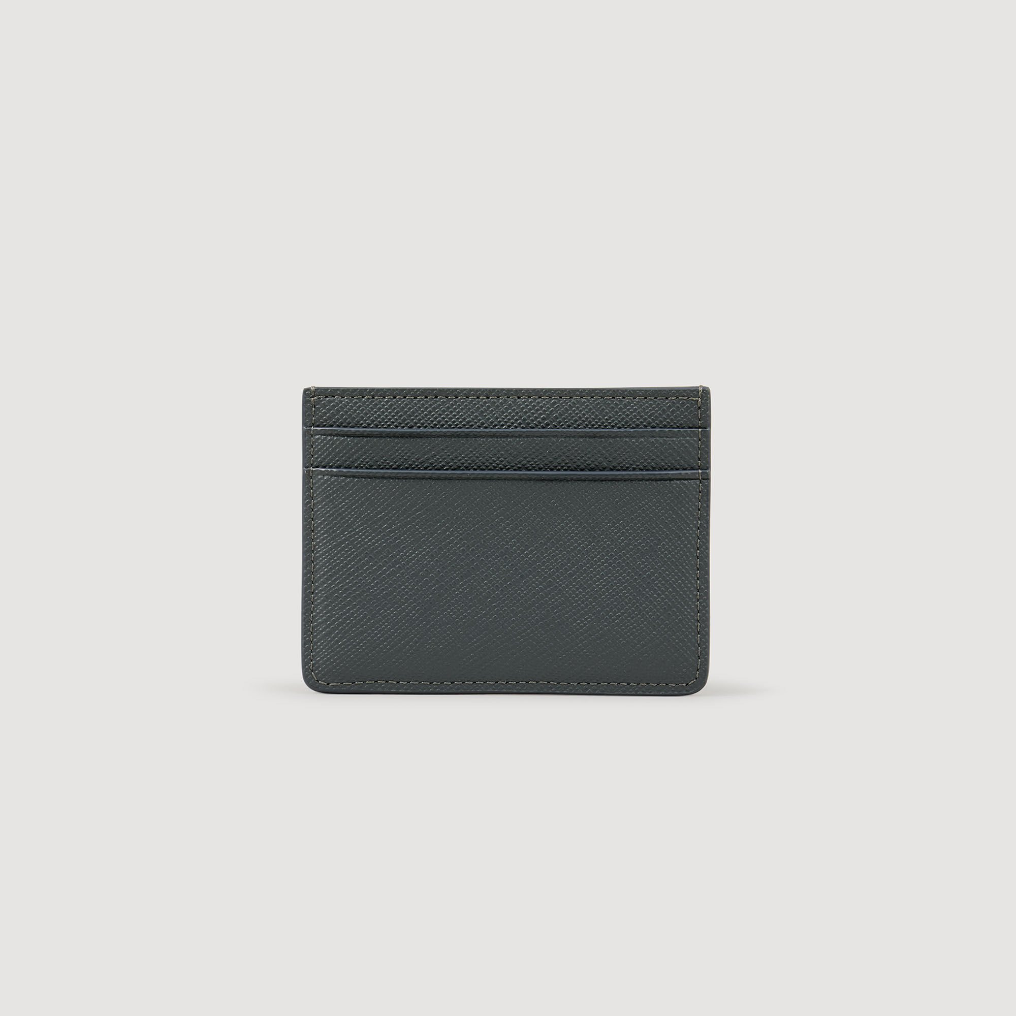 RECONSTITUTED LEATHER CARDHOLDER - 2
