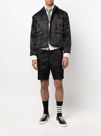 Thom Browne RWB stripe tailored shorts outlook