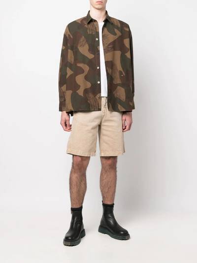 Étude camouflage-print long-sleeve shirt outlook